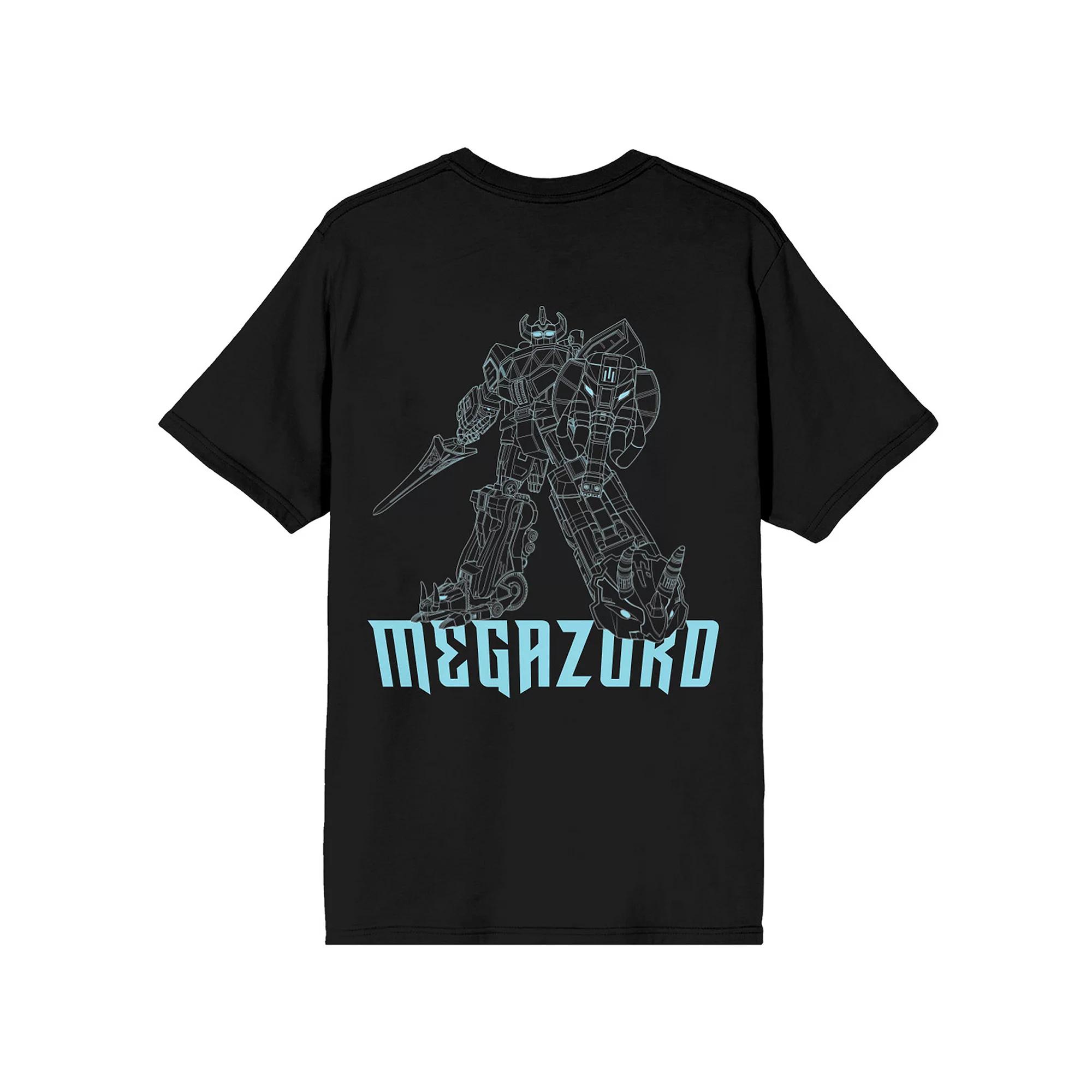 Men's Power Rangers Megazord Graphic Tee, Size: Medium, Black Product Image