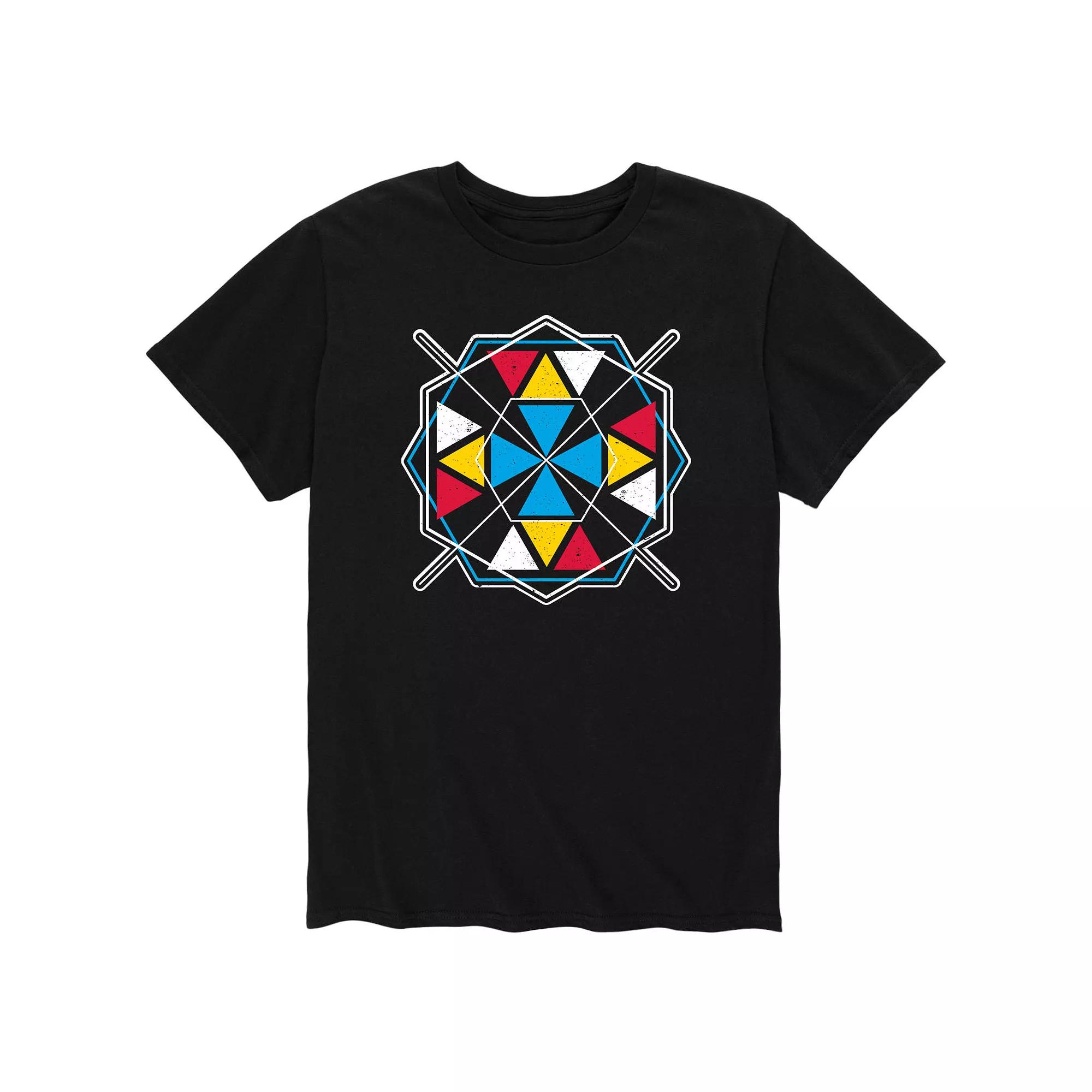 Men's Geometric Art Tee,  Product Image