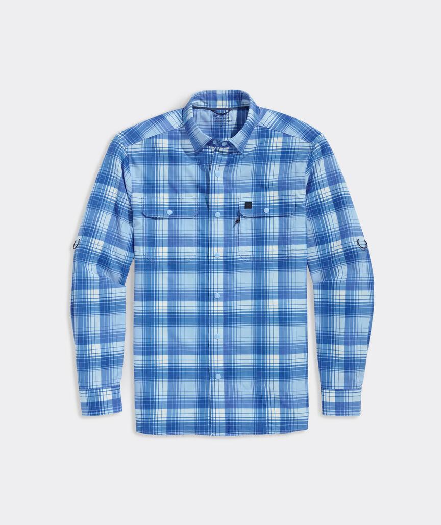 Lightweight Performance Harbor Plaid Shirt Product Image