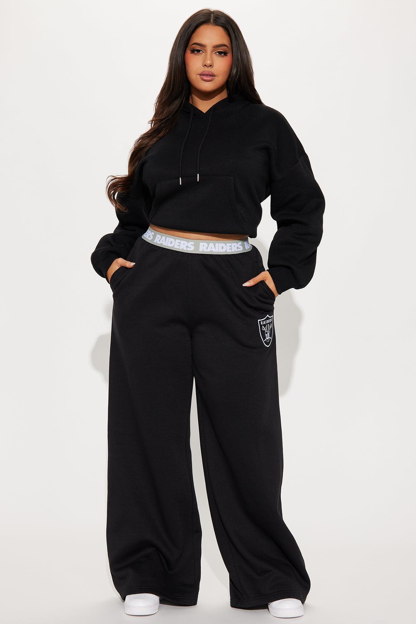 Raiders Home Advantage Wide Leg Pant - Black Female Product Image