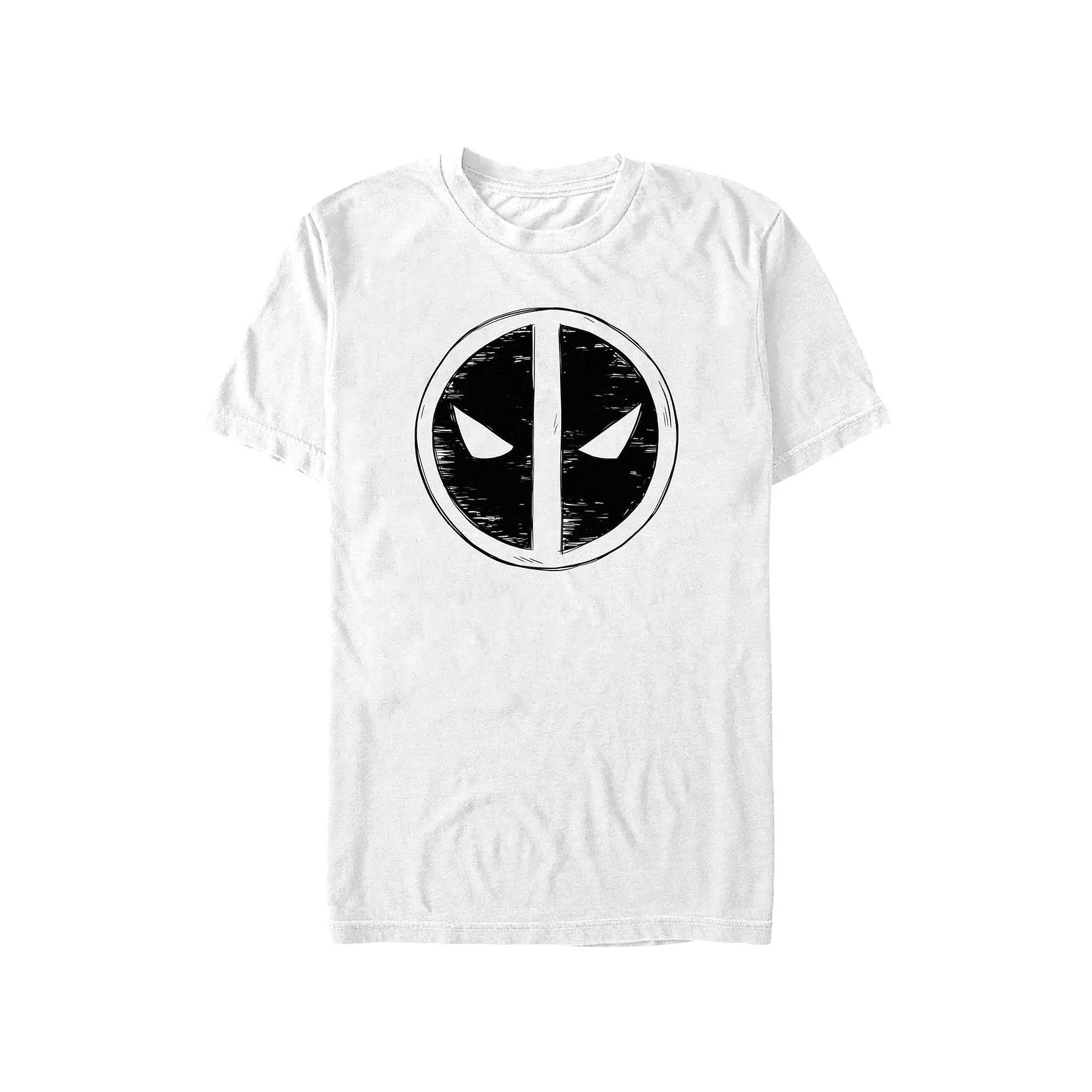 Men's Deadpool And Wolverine Emblem Sketch Graphic Tee,  Product Image