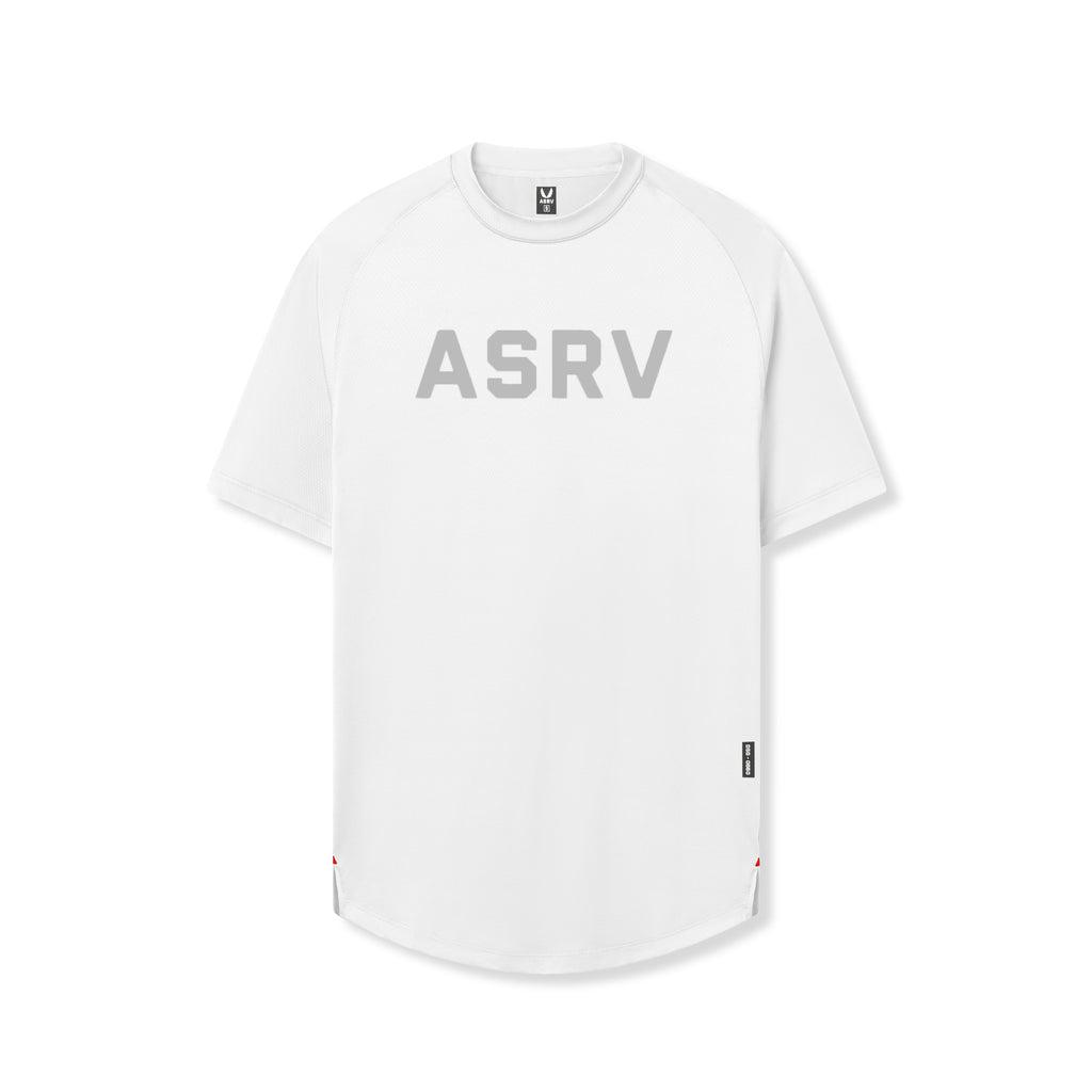 0660. AeroSilver® Established Tee - White "Reflective ASRV" Male Product Image
