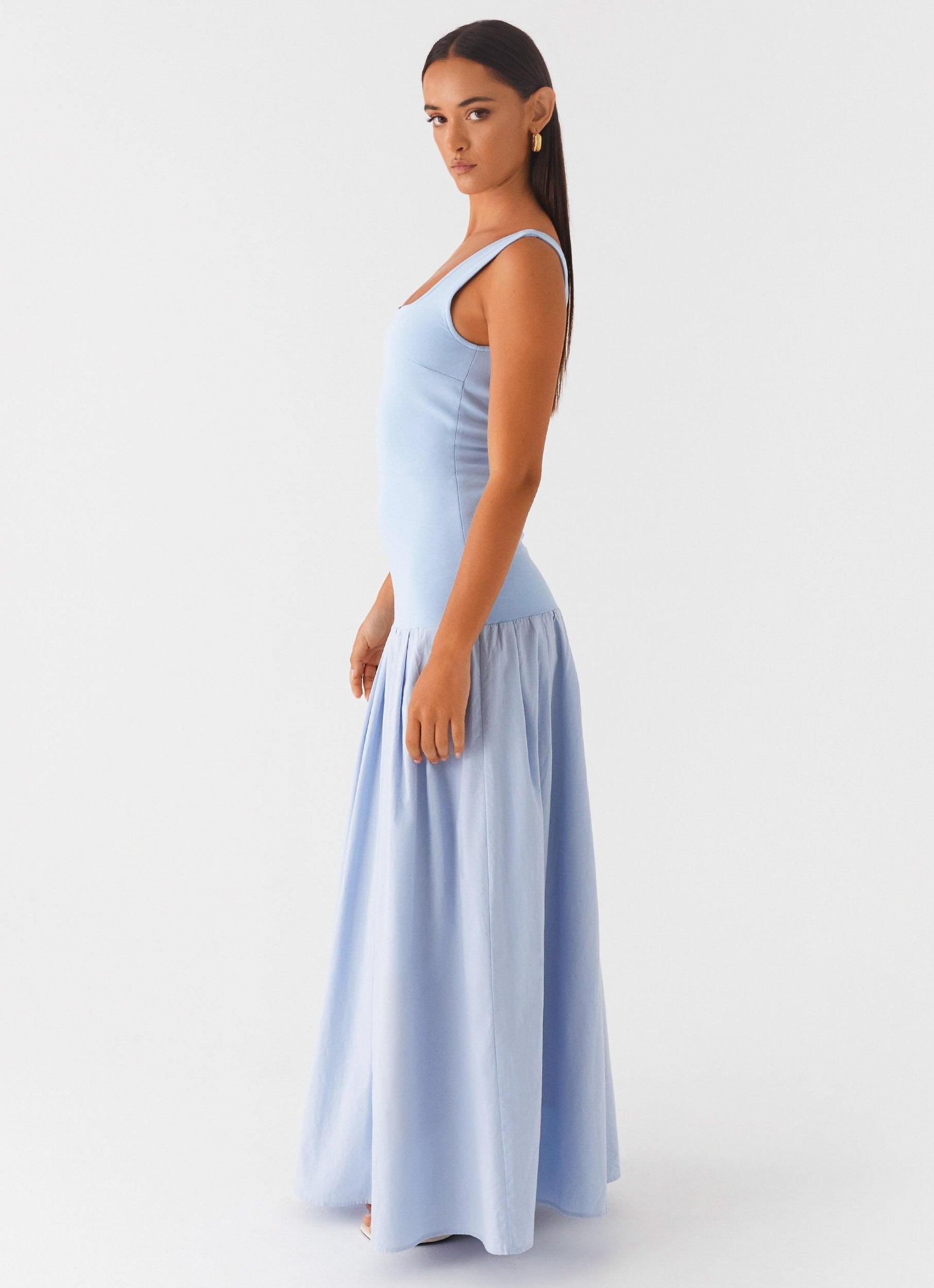 Jaxon Maxi Dress - Blue Product Image