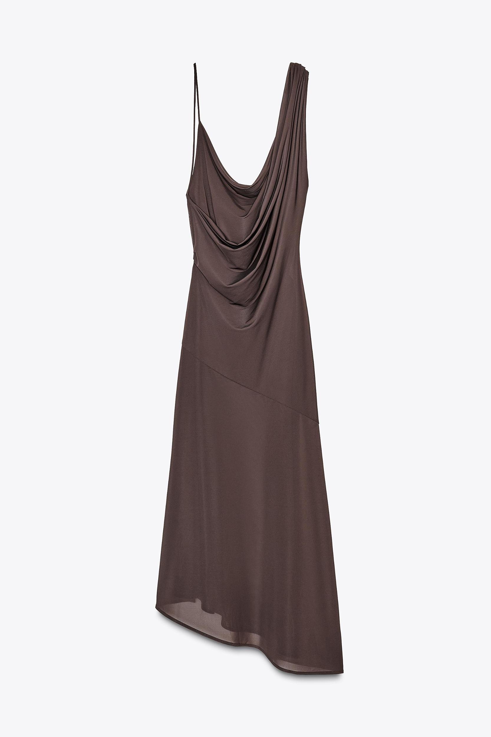 LONG ASYMMETRICAL DRESS Product Image