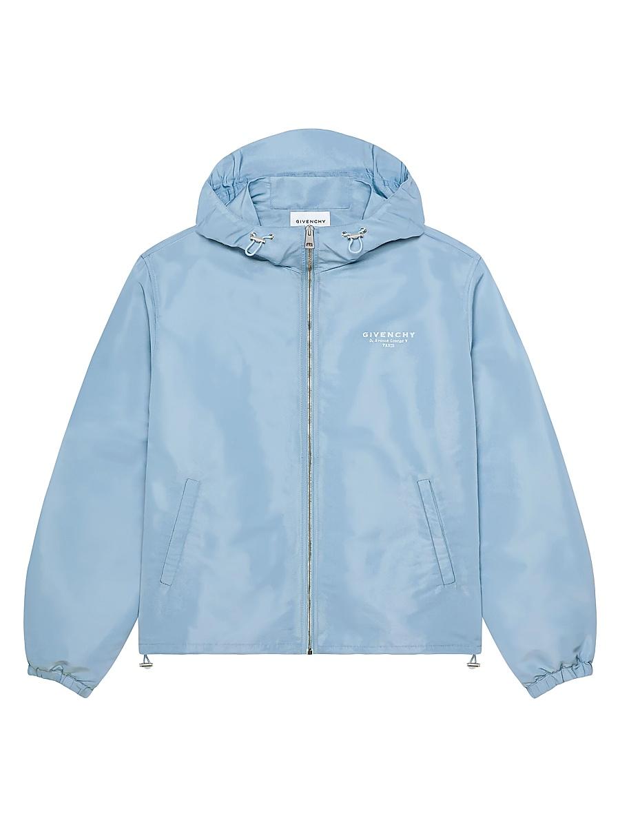 Mens Windbreaker Jacket with Stamp Print Product Image
