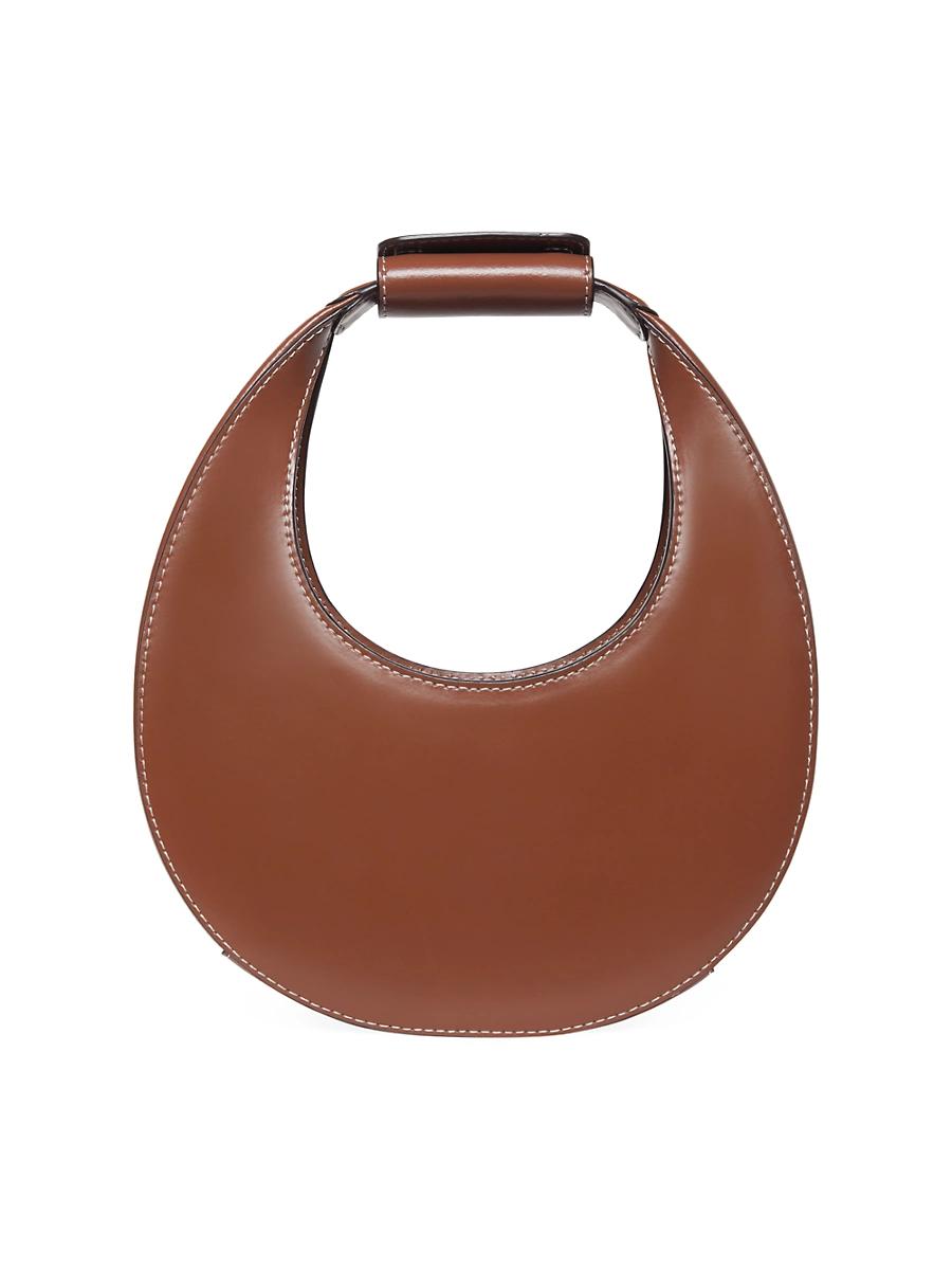 Womens Mini Moon Leather Top Handle Bag Product Image