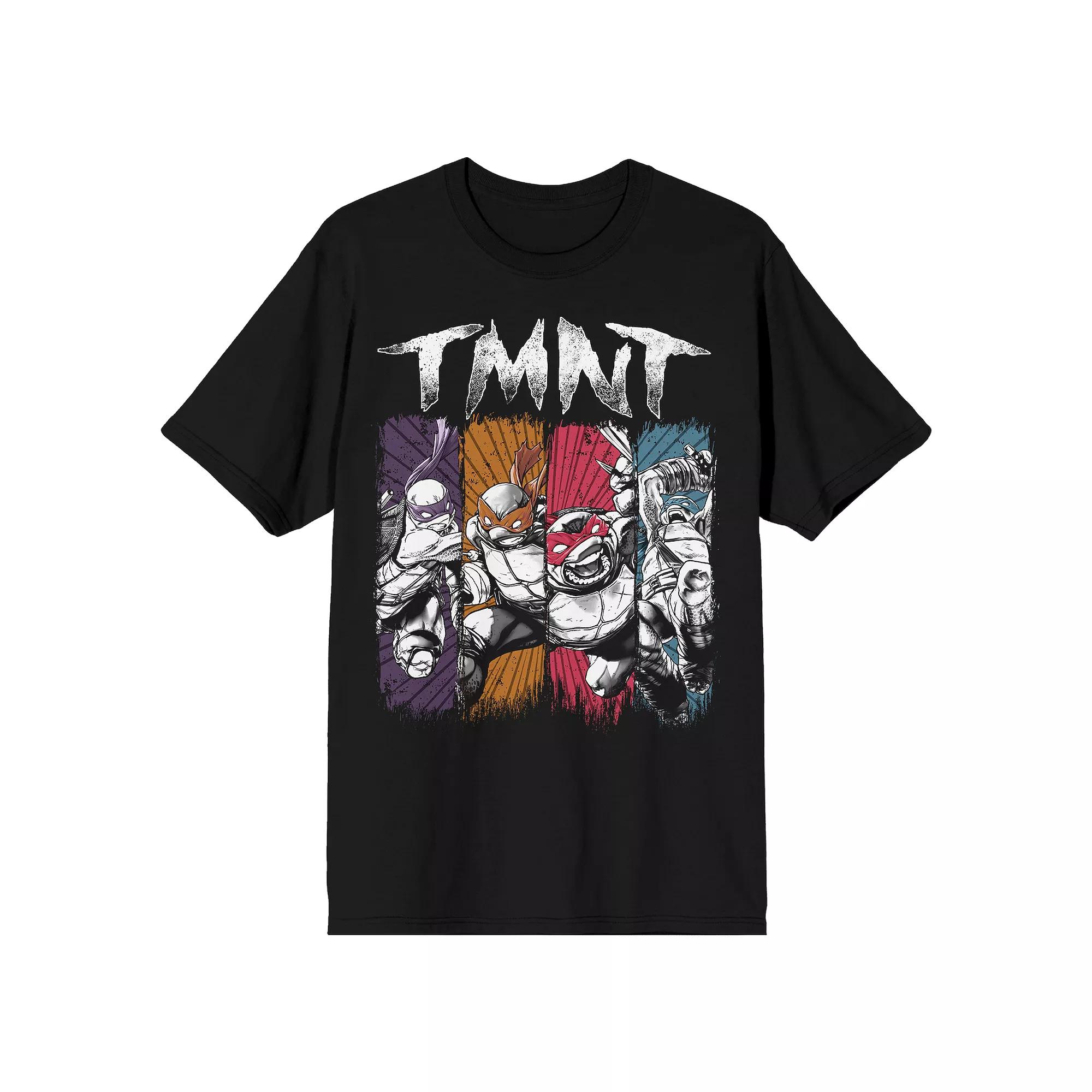 Men's TMNT Classic Retro Paint Short Sleeve Graphic Tee,  Product Image