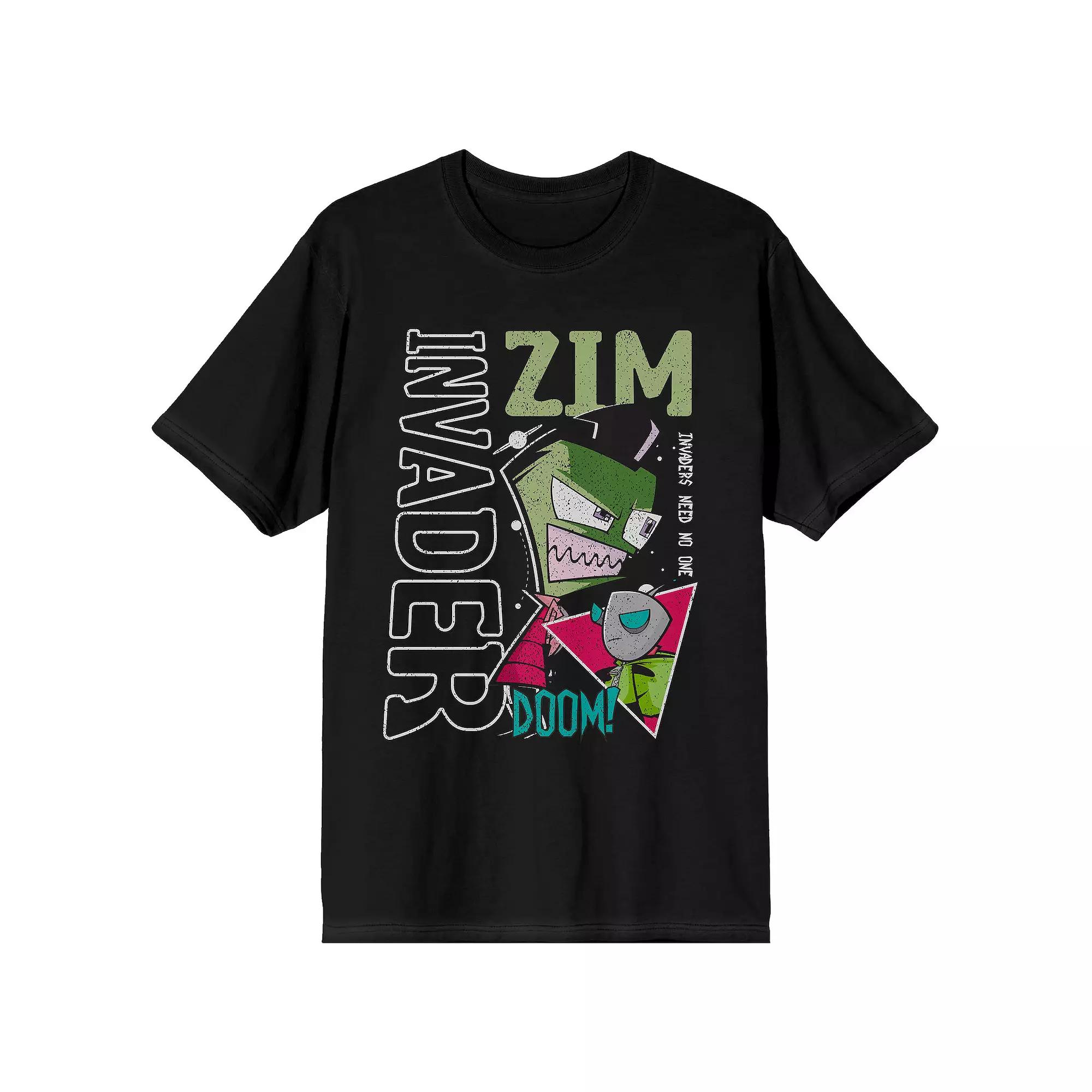 Men's Invader Zim Bootleg Style Tee,  Product Image