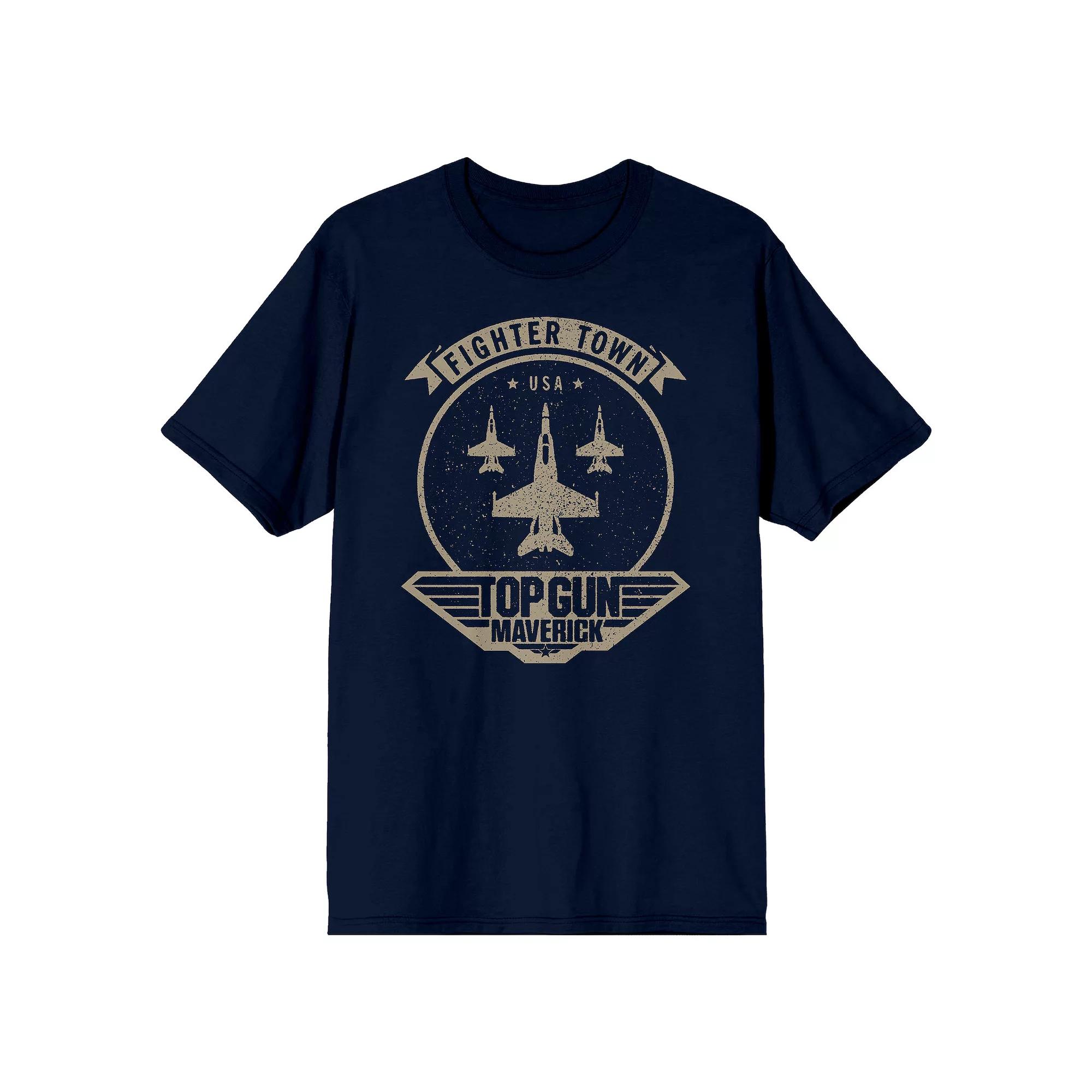 Men's Top Gun Maverick Fighter Tee, Size: Large, Blue Product Image