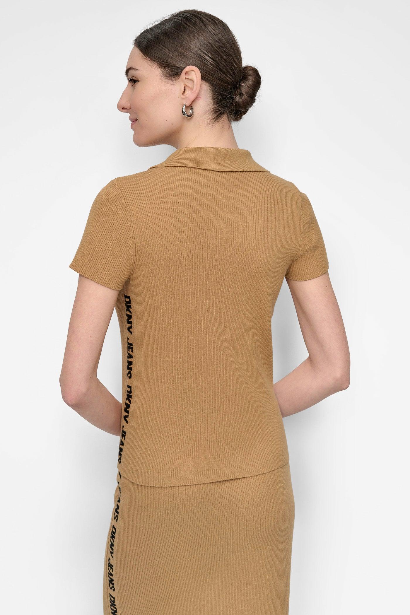 LOGO RIB-KNIT POLO Product Image