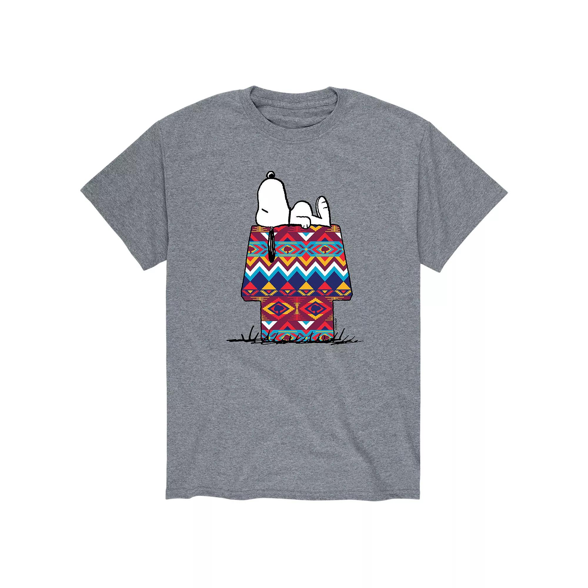 Men's Peanuts Western Blanket Tee,  Product Image