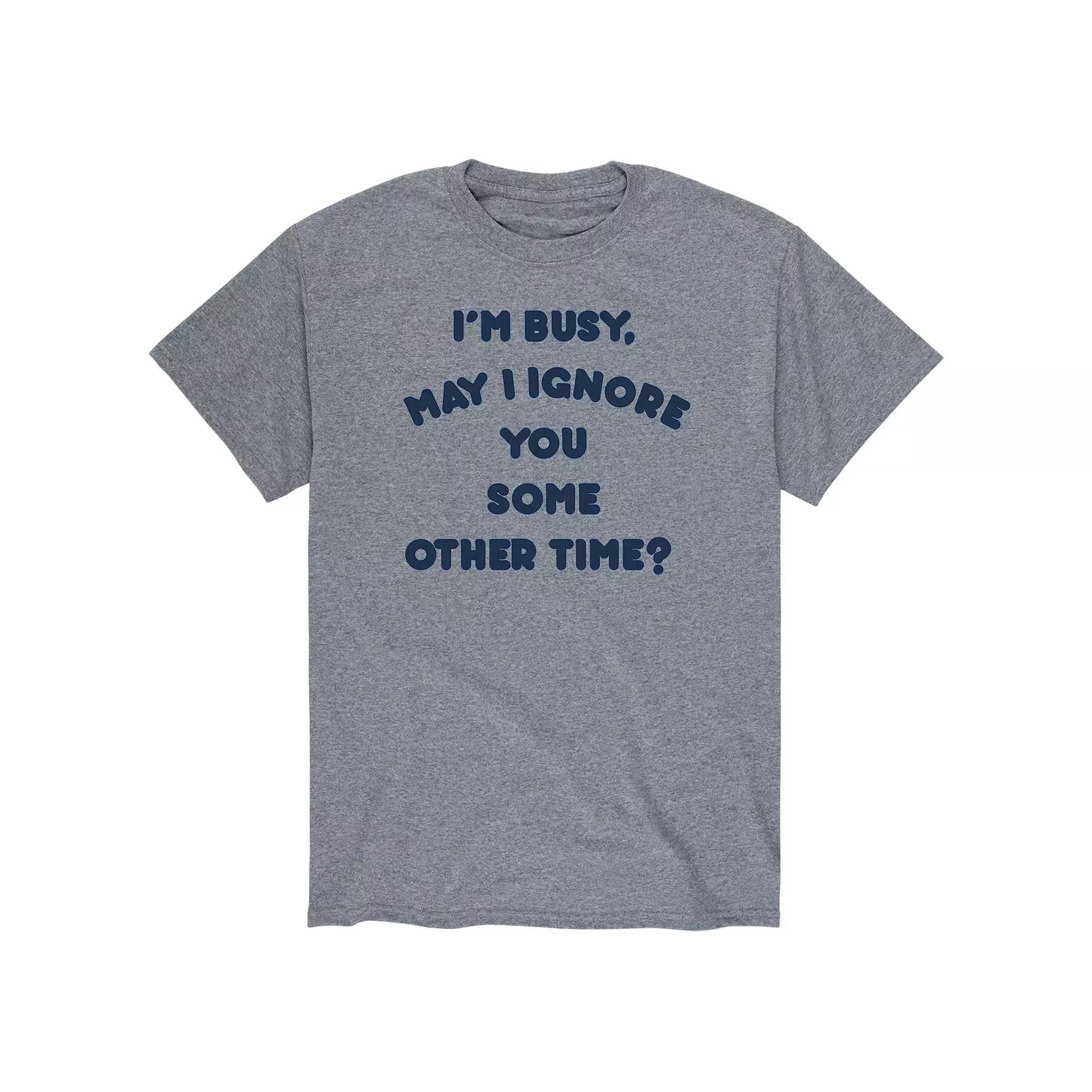 Men's I'm Busy Graphic Tee,  Product Image