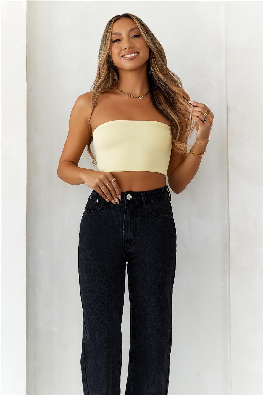 BASE  Mix And Match Bandeau Yellow Product Image