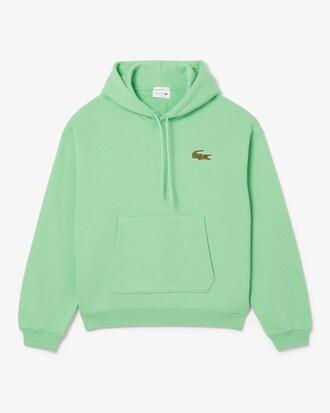 Loose Fit Badge Accent Hoodie Product Image