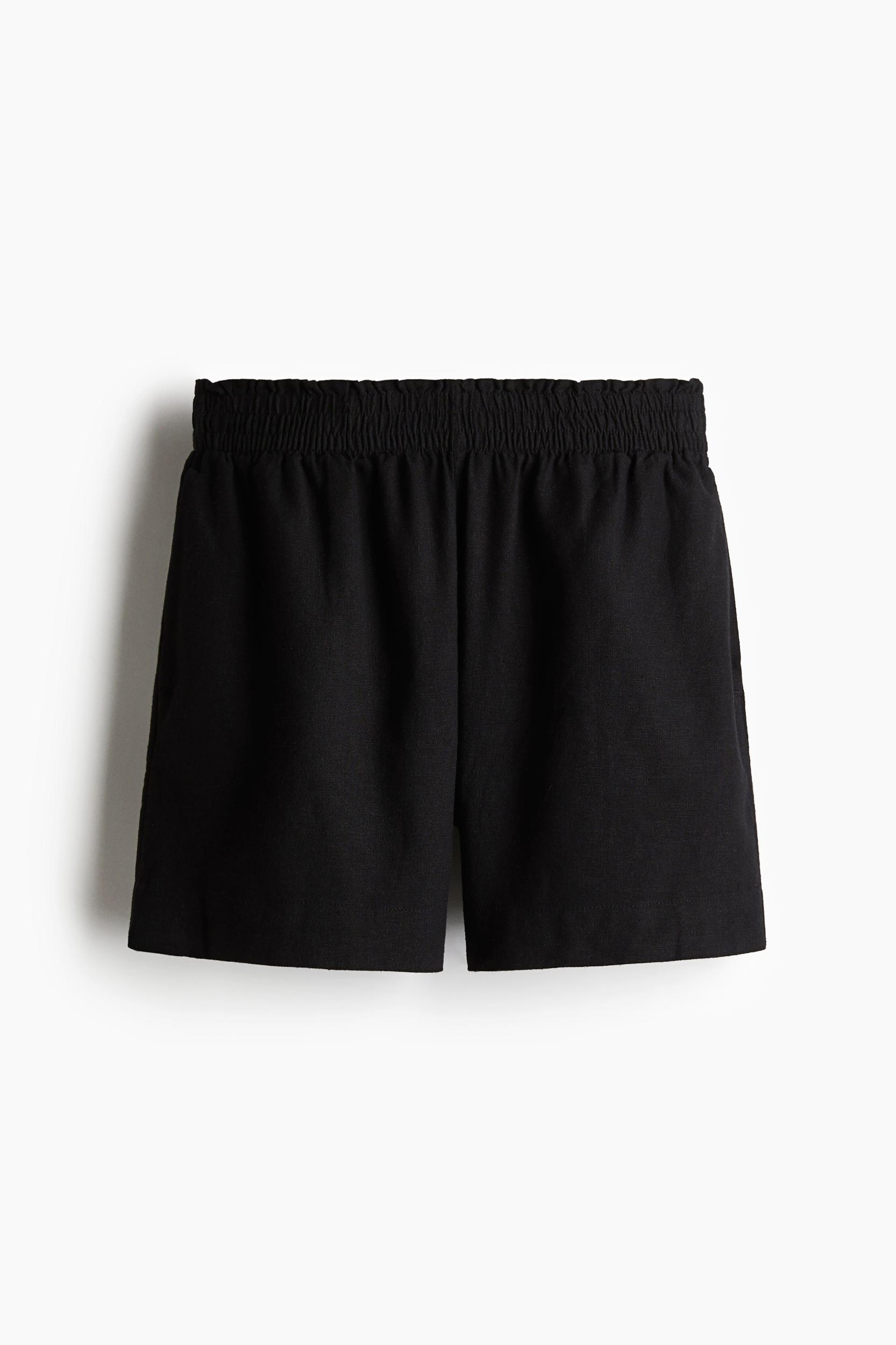 Linen-Blend Shorts Product Image