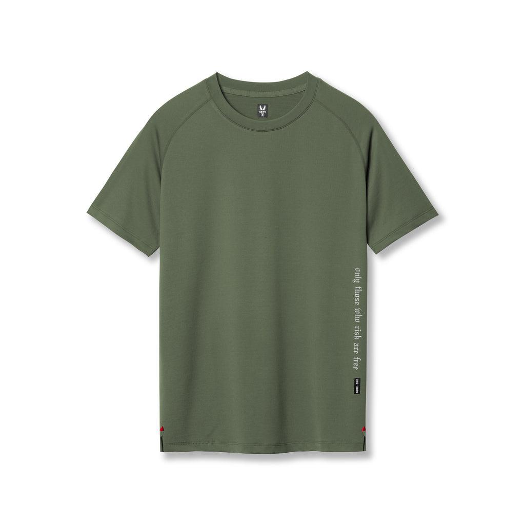0839. 3D-Lite® 2.0 Lycra® Fitted Tee - Space Grey "OTWR" Product Image