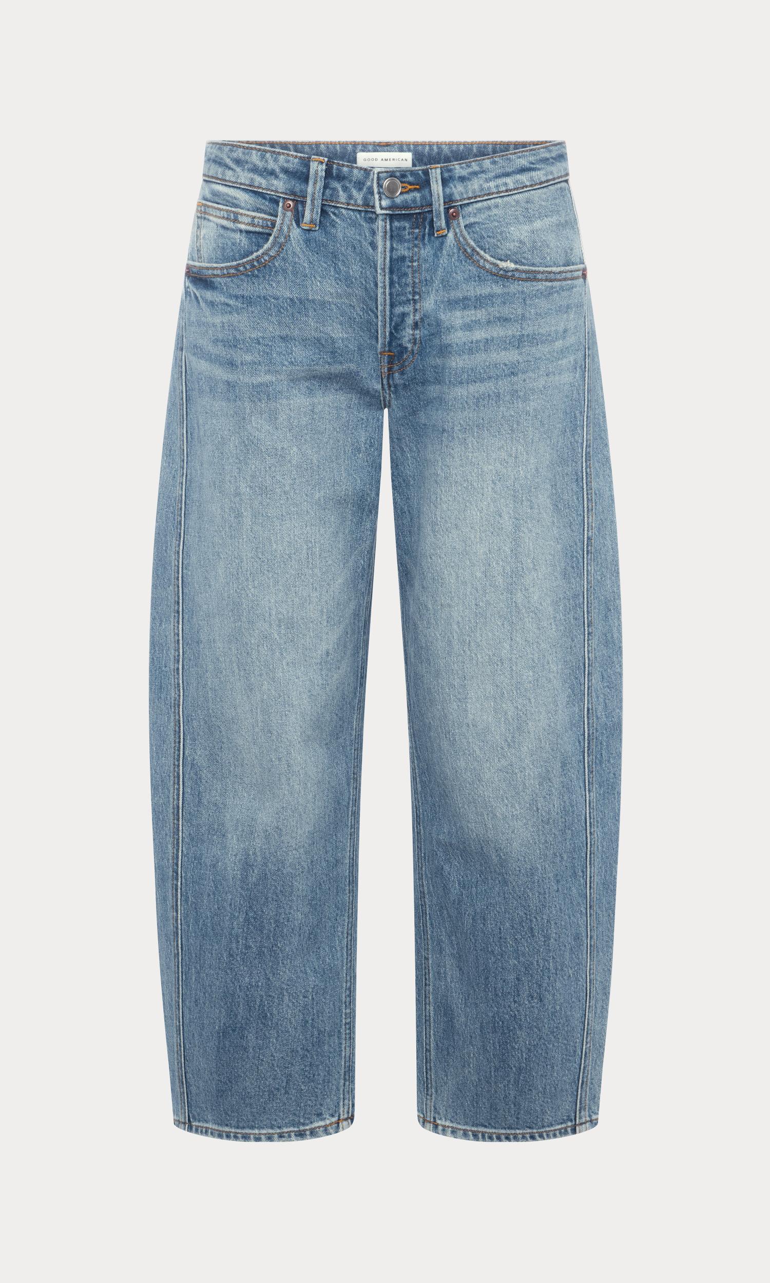 VINTAGE BARREL ANKLE JEANS | INDIGO1350 Product Image