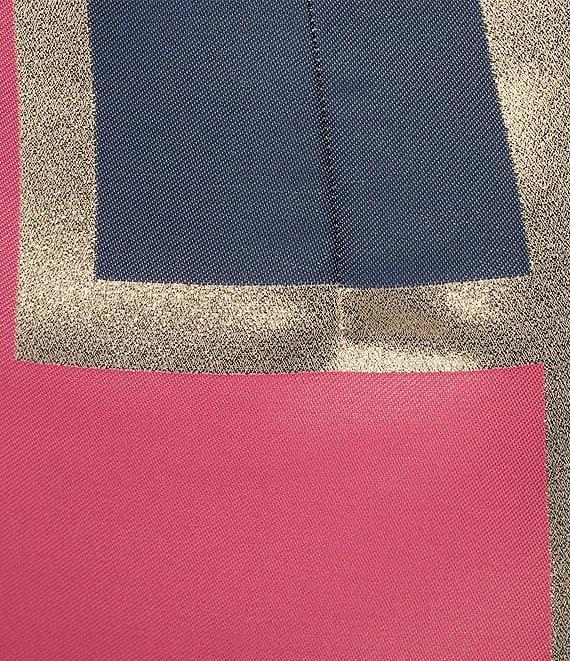 Trina Turk Rico Color Block Jacquard High Rise Coordinating Mini Skirt Product Image