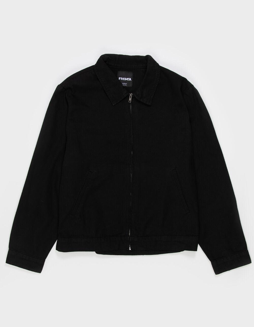 RSQ Mens Canvas Workwear Jacket - BLACK Product Image