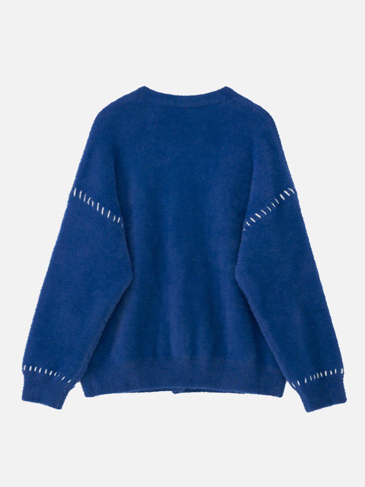 Aelfric Eden Polar Bear Fuzzy Cardigan Product Image