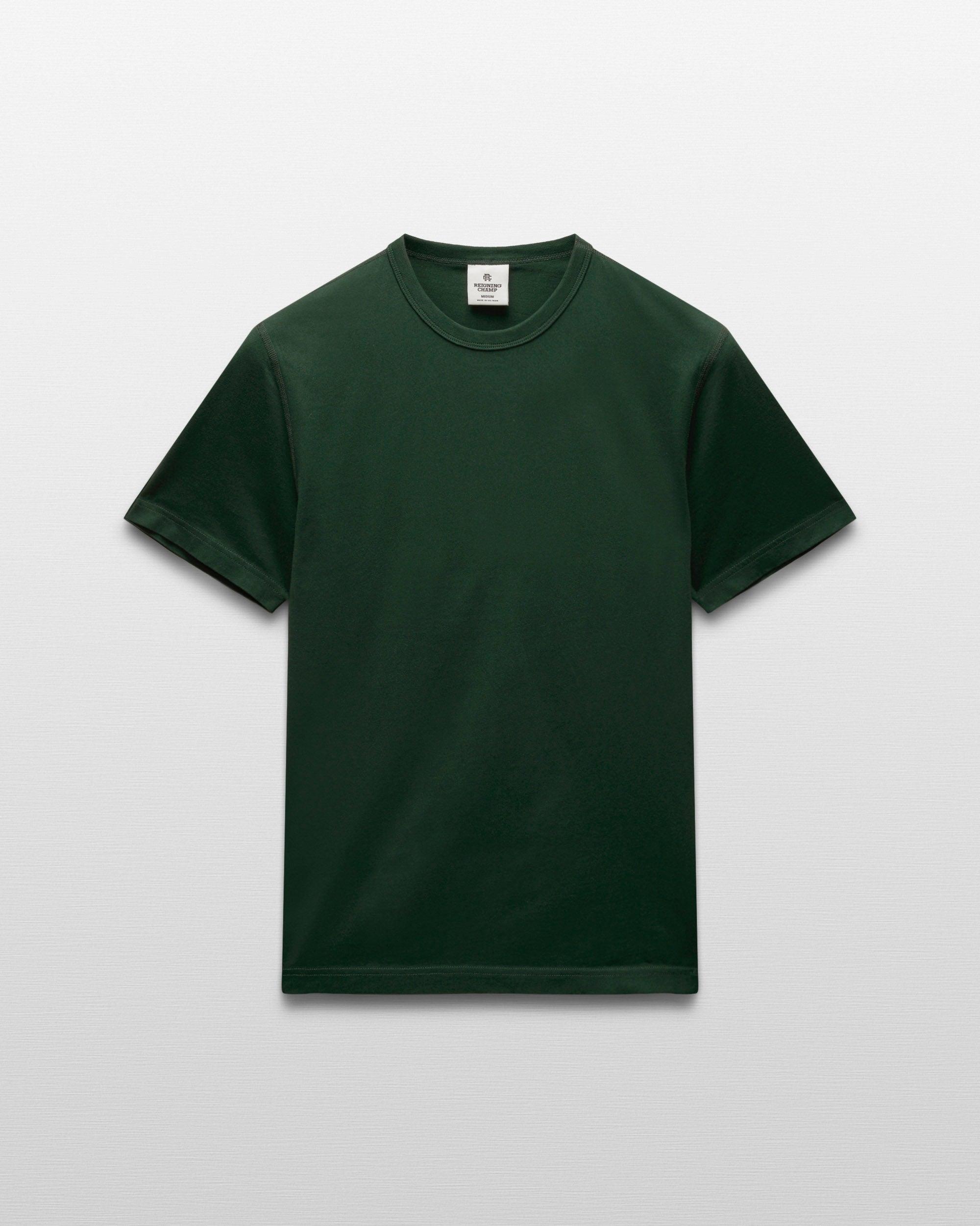 Short sleeve contrast ribbed T-shirt Product Image