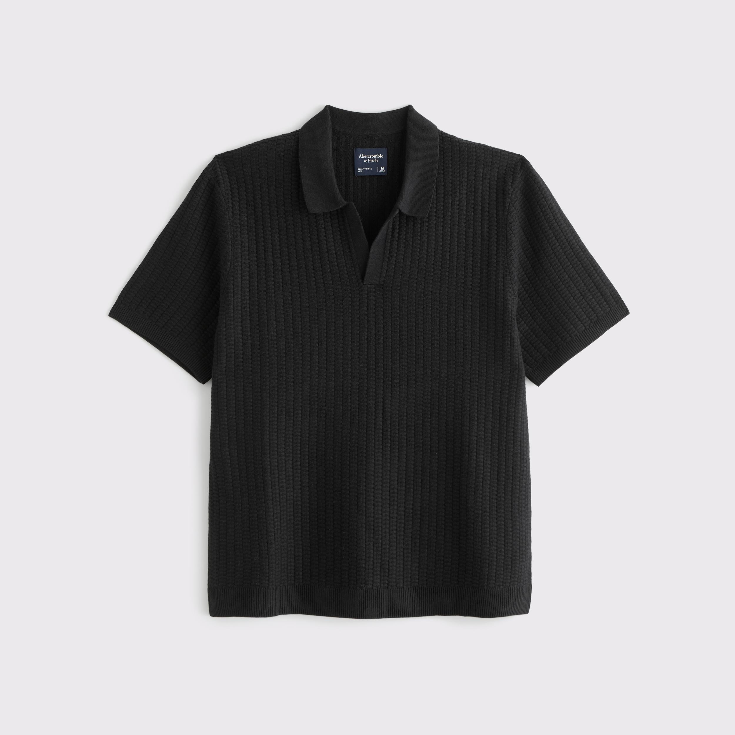 Classic Stitch Johnny Collar Sweater Polo Product Image