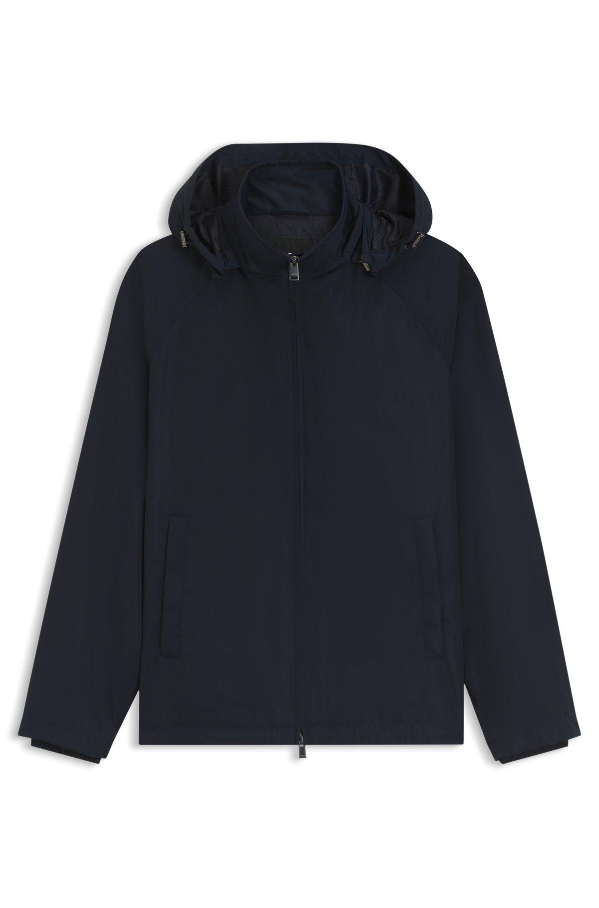 Regular-fit hooded jacket with water-repellent finish Product Image