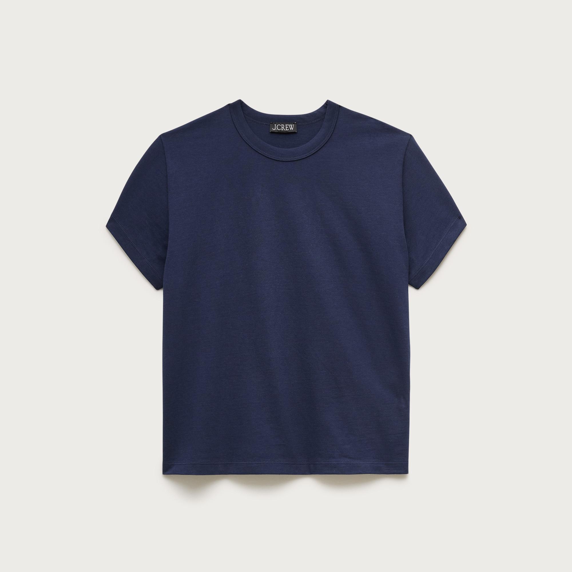 Boyfriend jersey classic-fit T-shirt Product Image