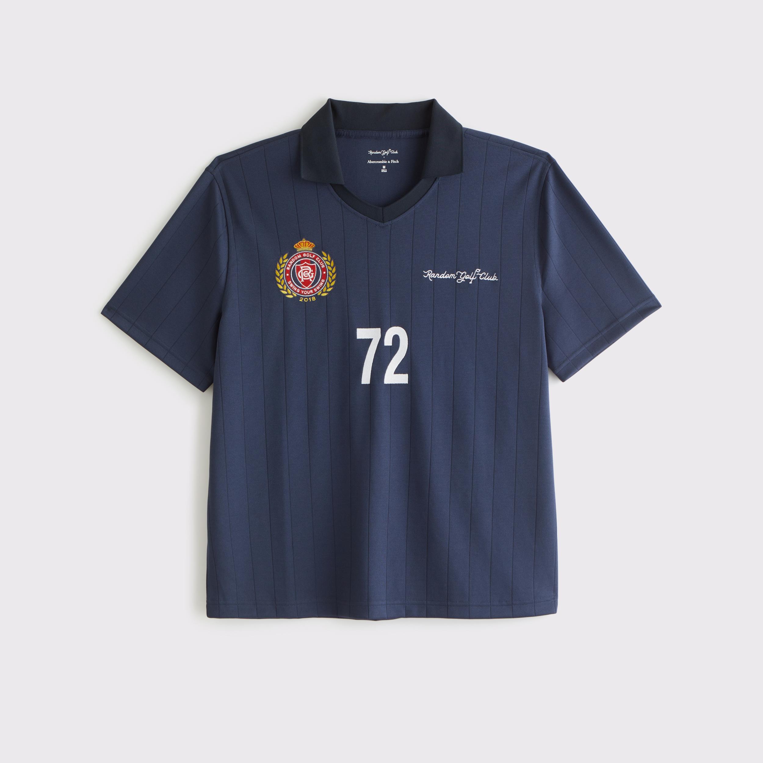 Random Golf Club Soccer Jersey-Inspired Polo Product Image