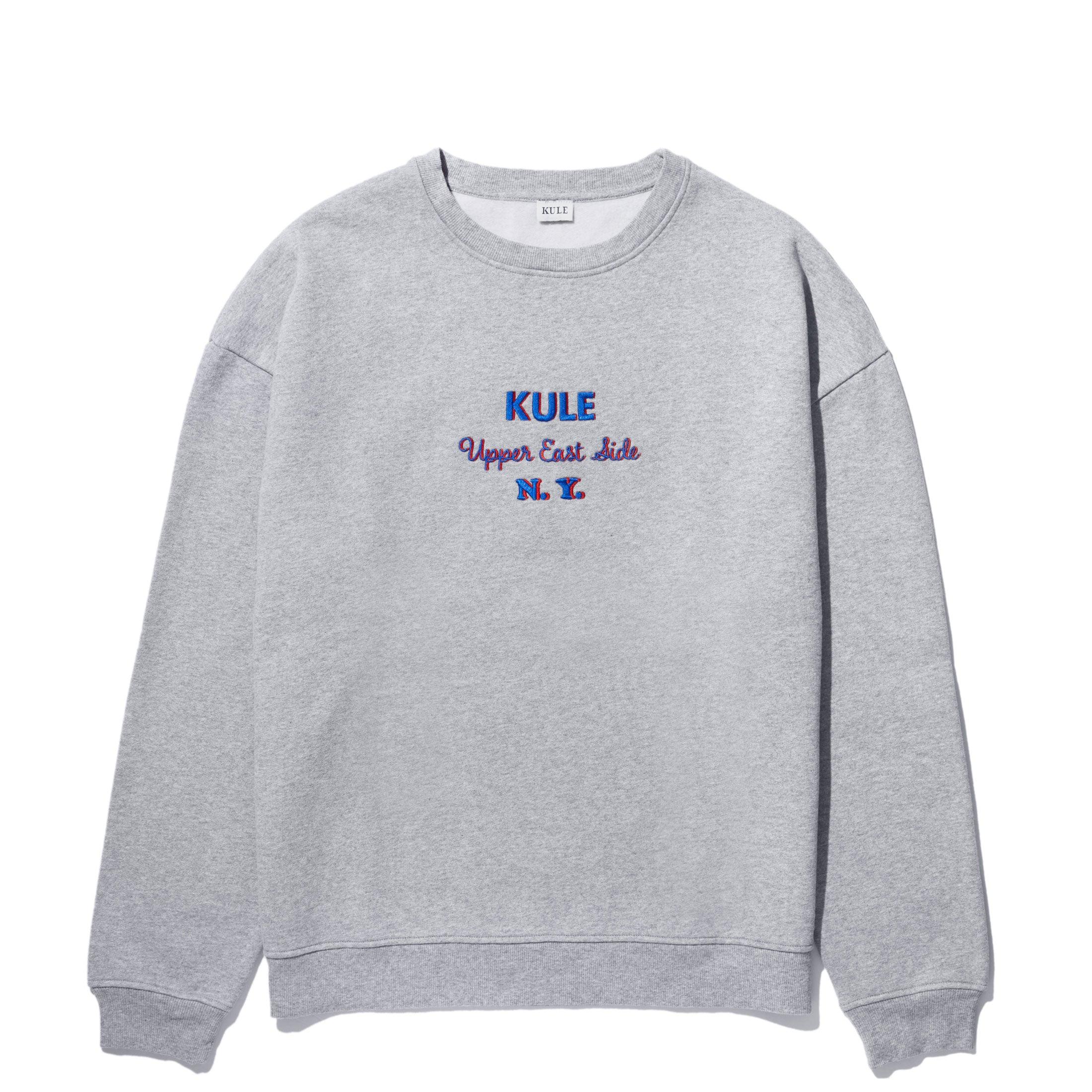 The Oversized Upper East Side Sweatshirt - Heather Grey Female Product Image