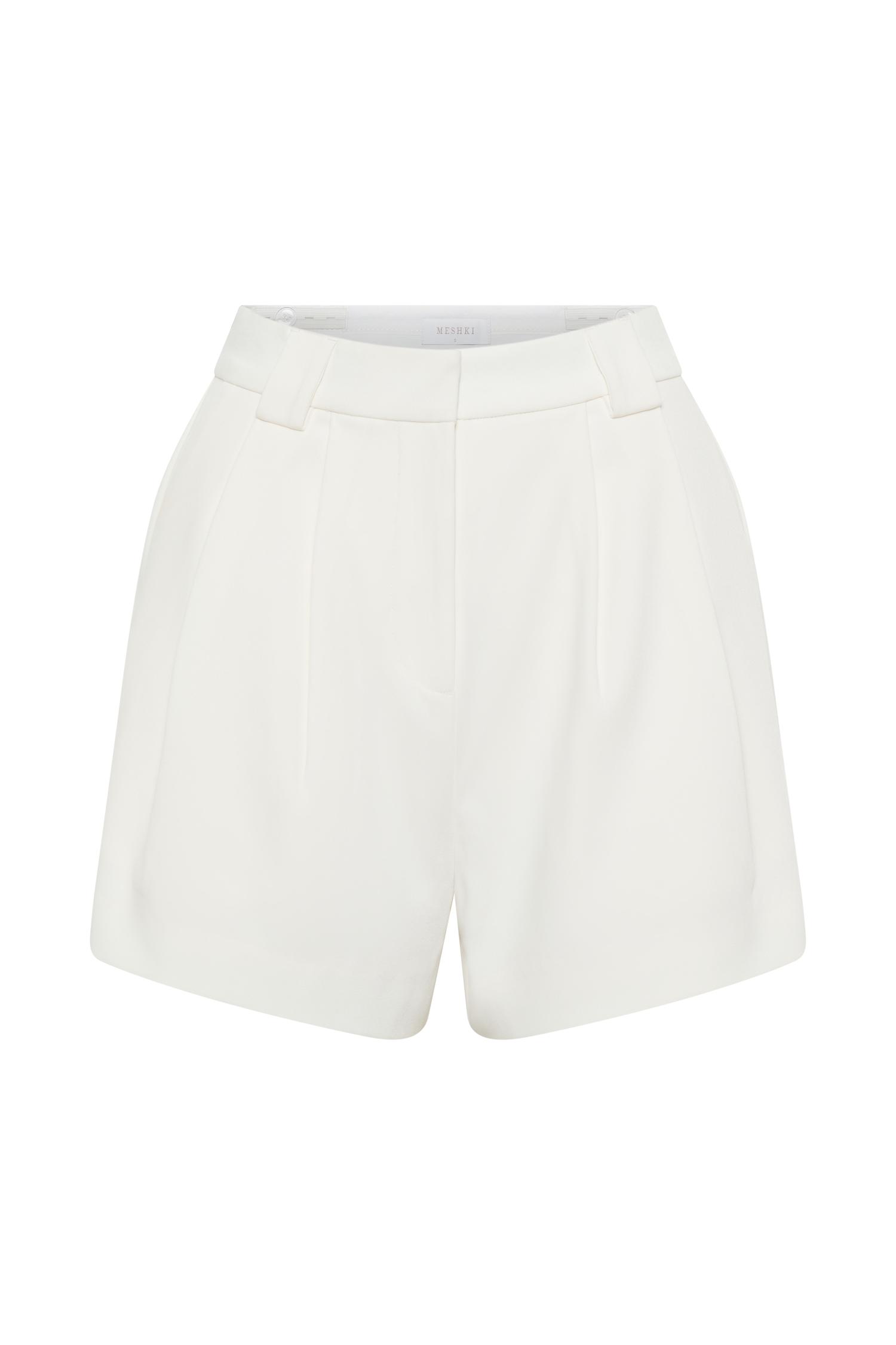 Sigourney Suiting Shorts - Ivory Product Image