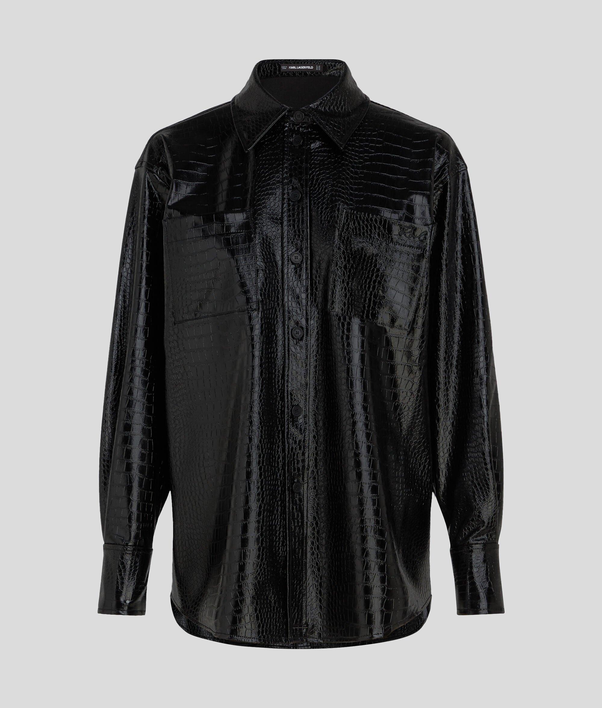 FAUX-LEATHER SHIRT Product Image