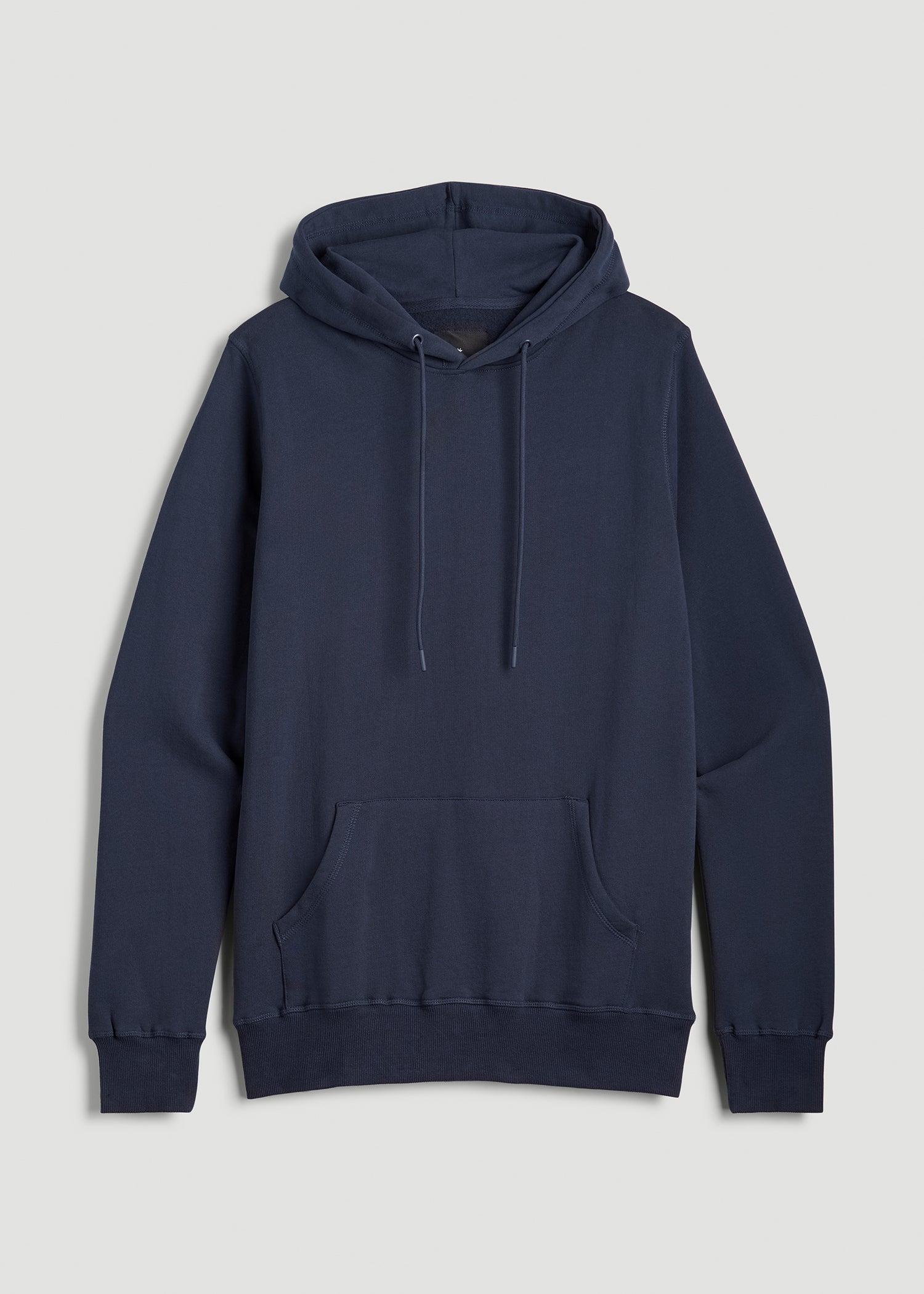 Wearever Fleece Pullover Hoodie for Tall Men in Navy Male Product Image