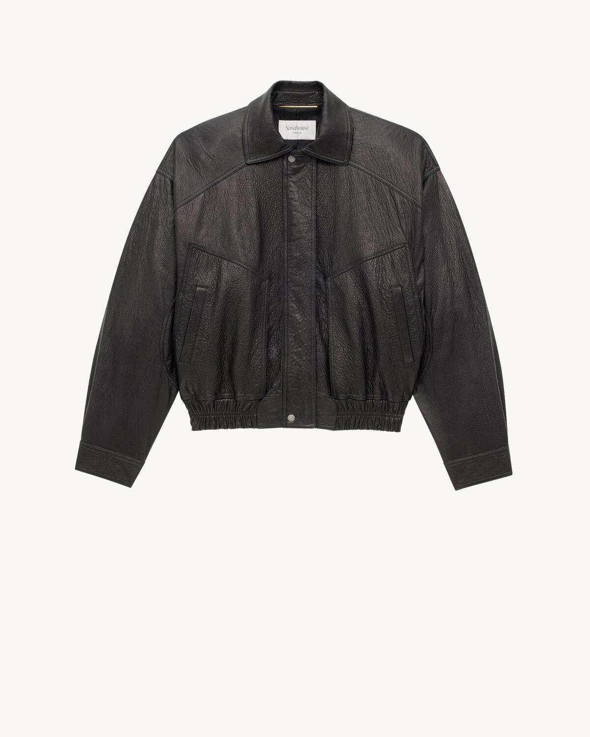 bomber jacket in lambskin Product Image