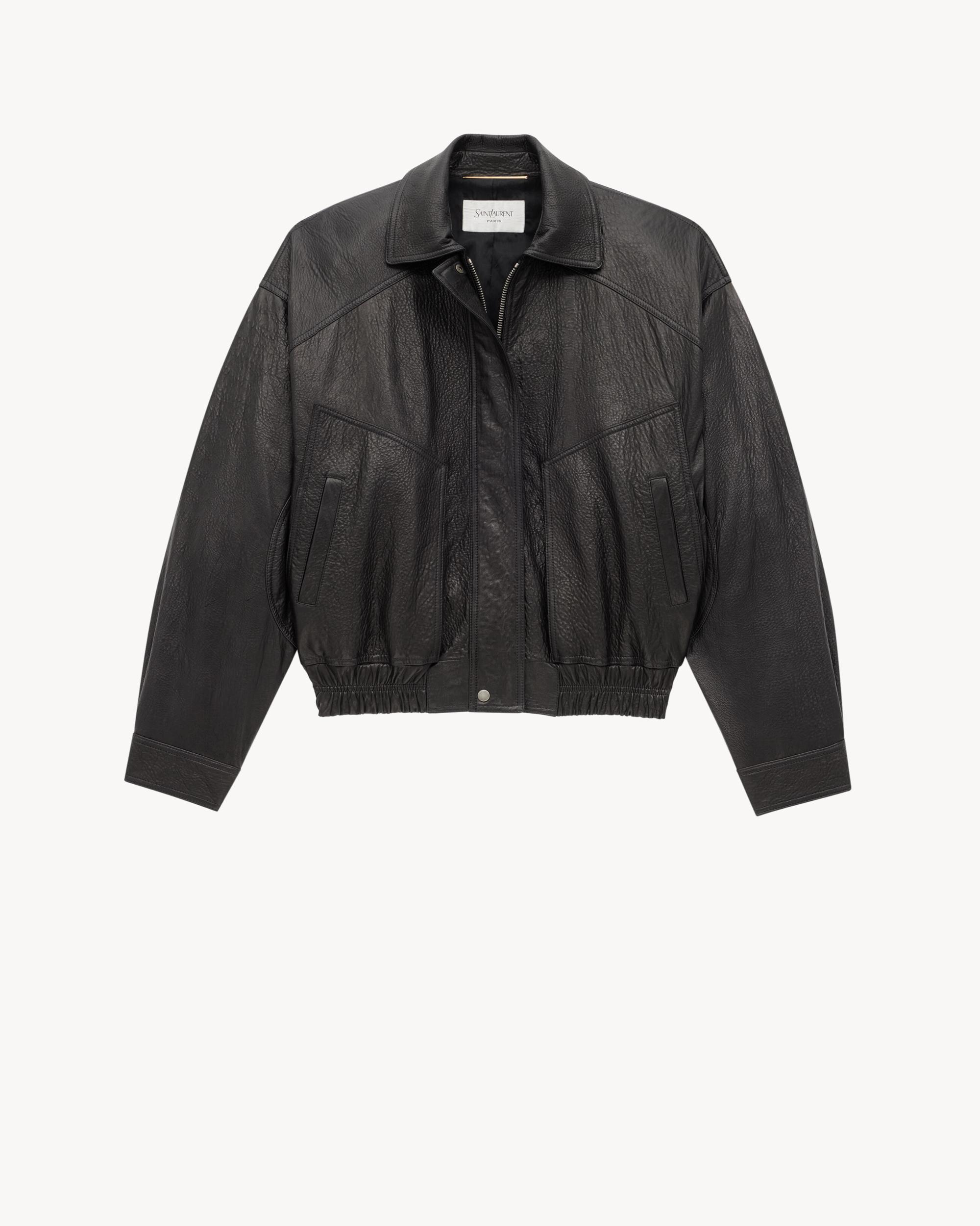 bomber jacket in lambskin Product Image