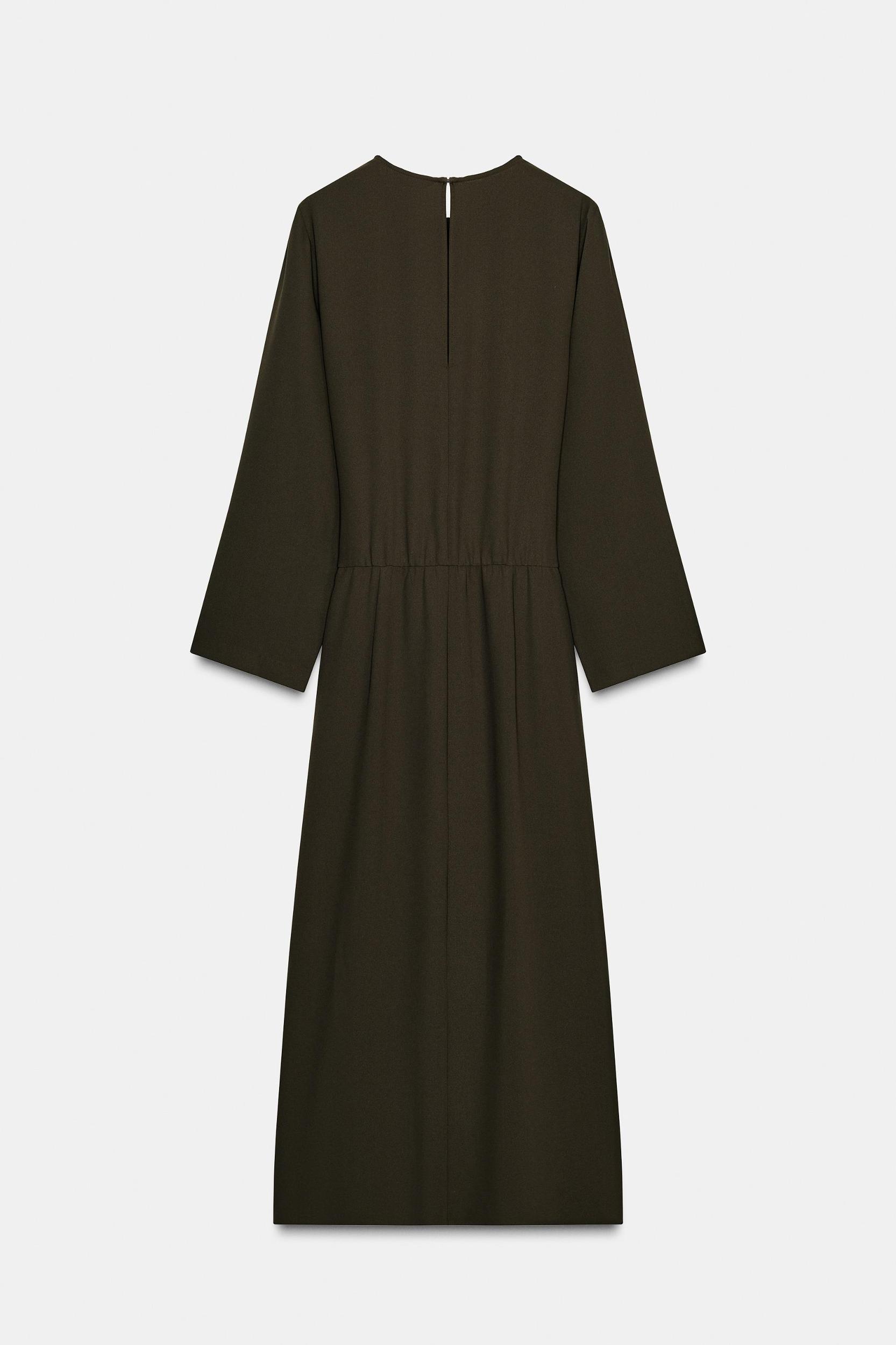 ZW COLLECTION PLEATED MIDI DRESS Product Image