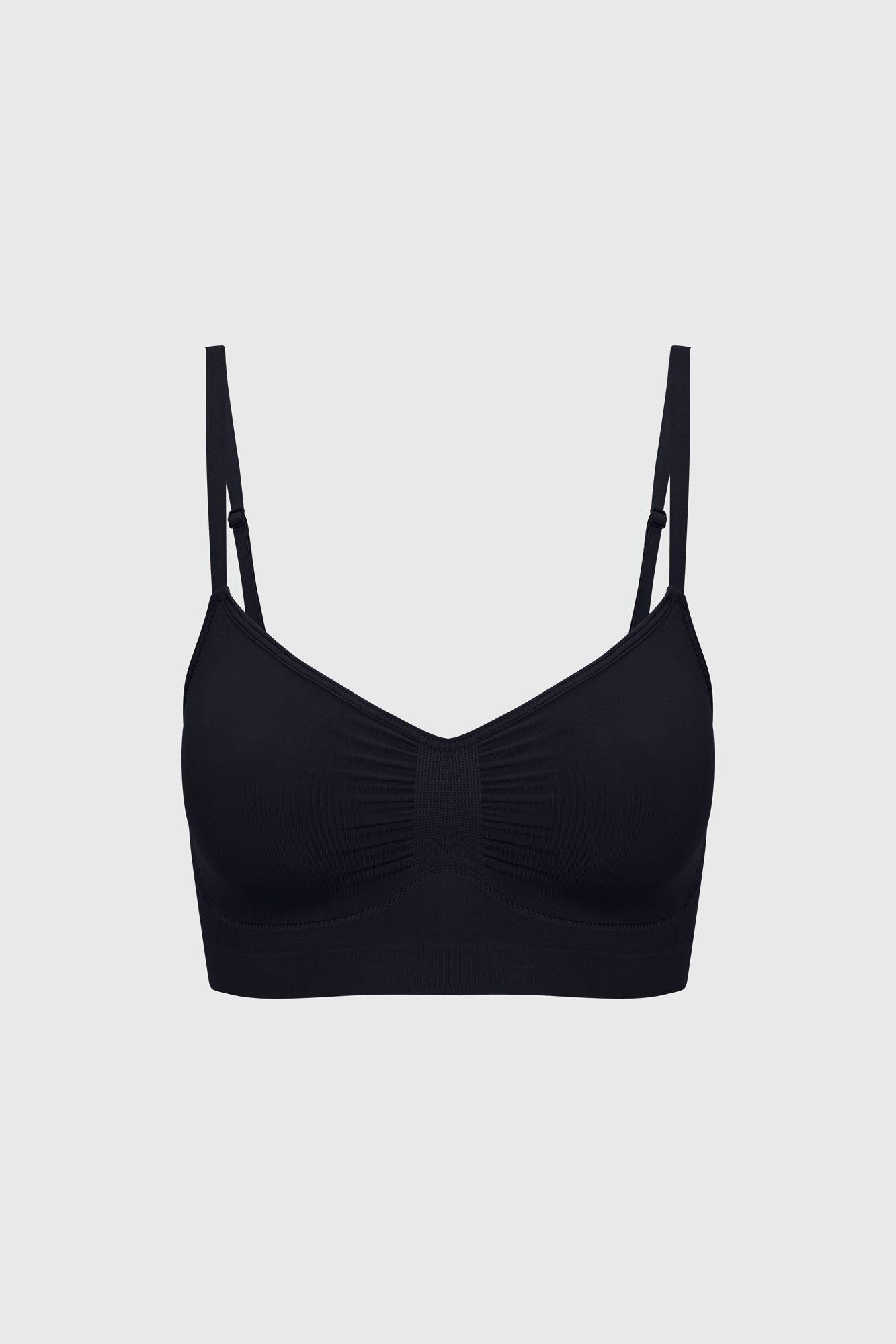 Nova Sculpt Seamless Strong Compression Bralette - Black Female Product Image