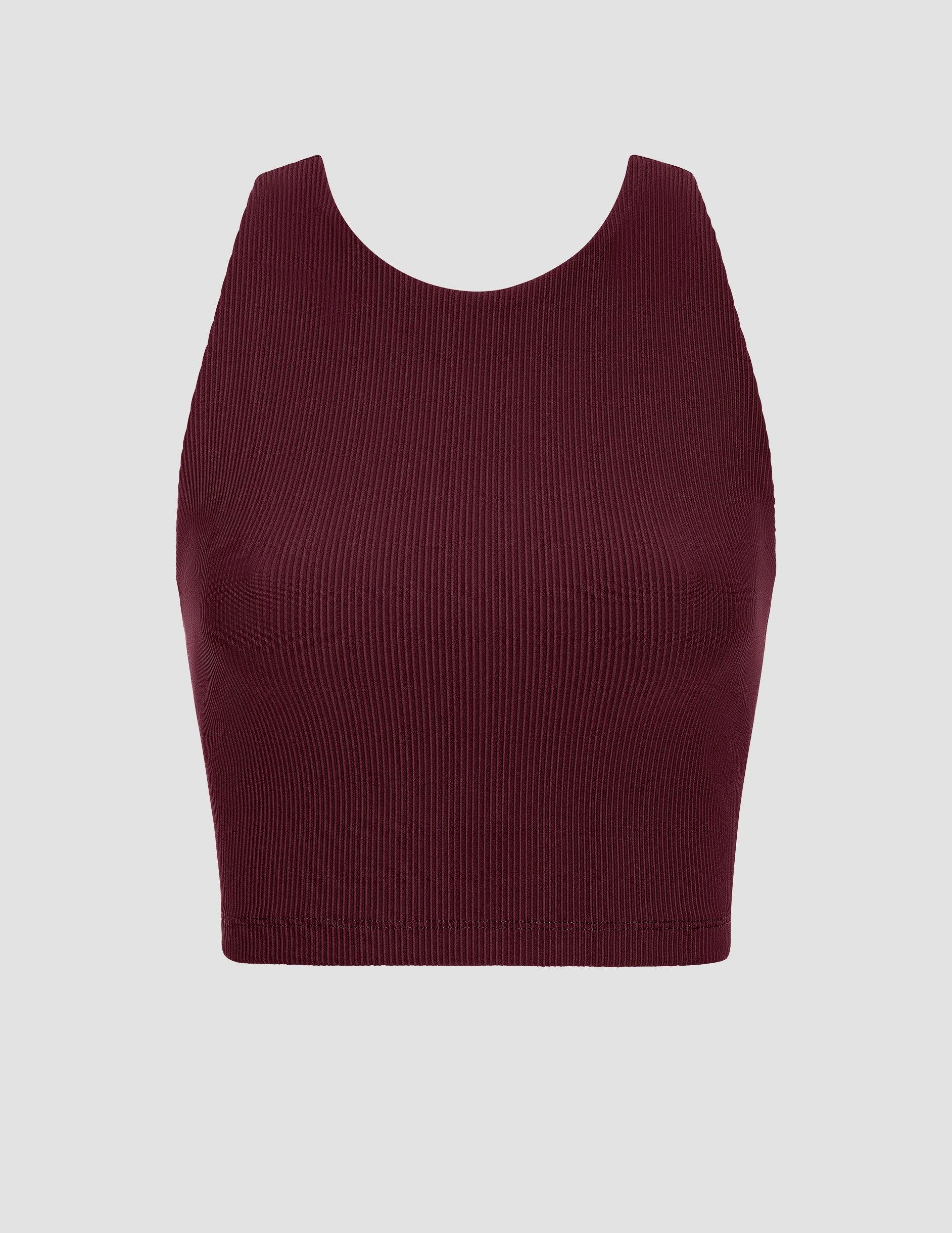 Refocus Ribbed Cropped Tank Product Image