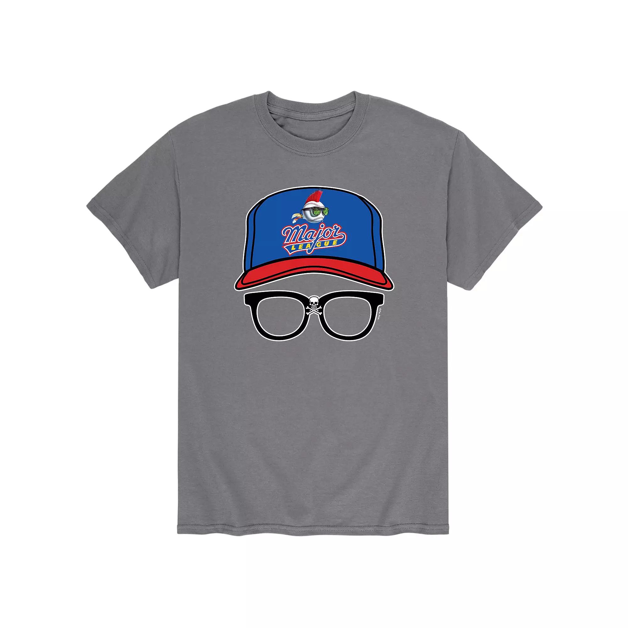 Men's Major League Cap & Glasses Baseball Tee,  Product Image
