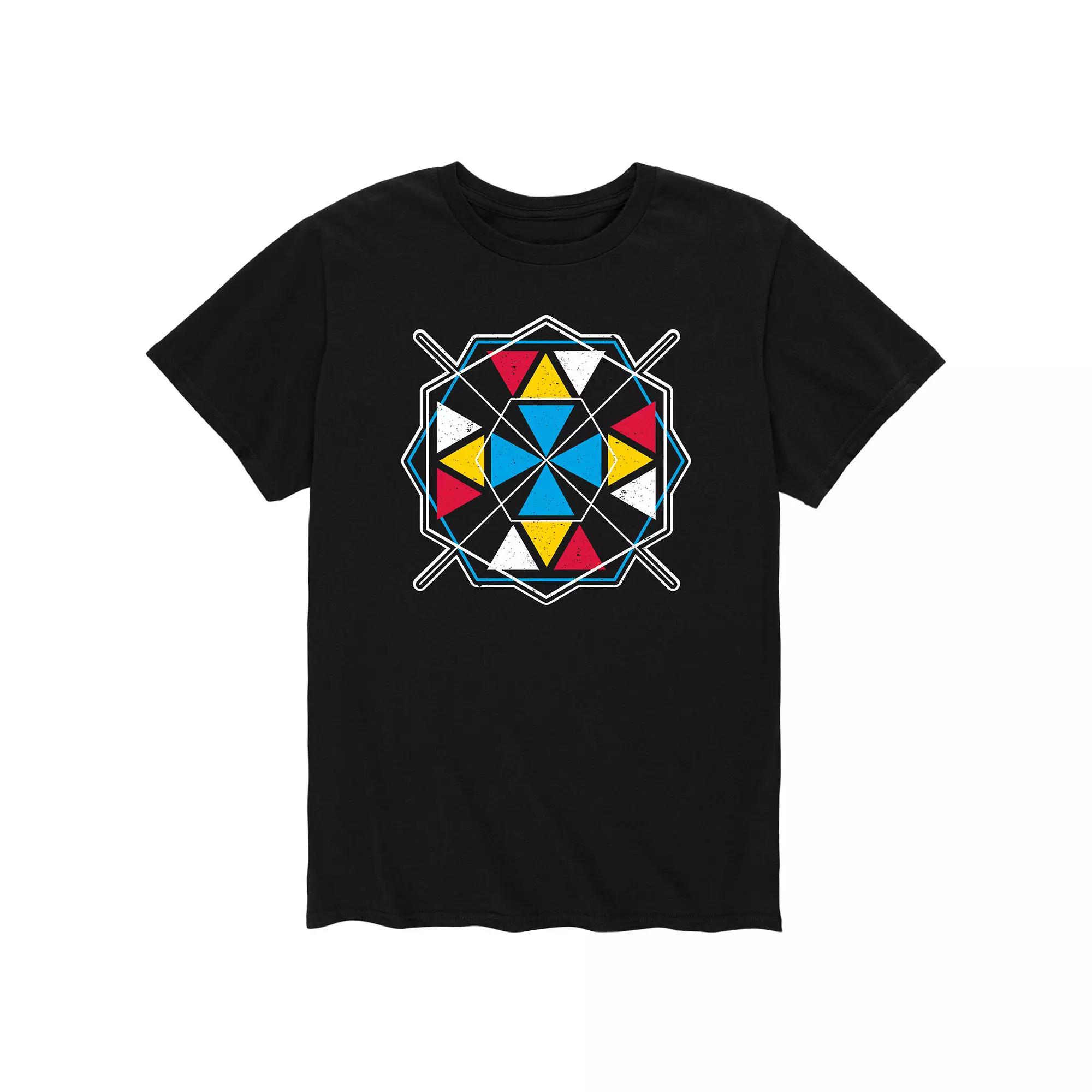 Men's Geometric Art Tee,  Product Image
