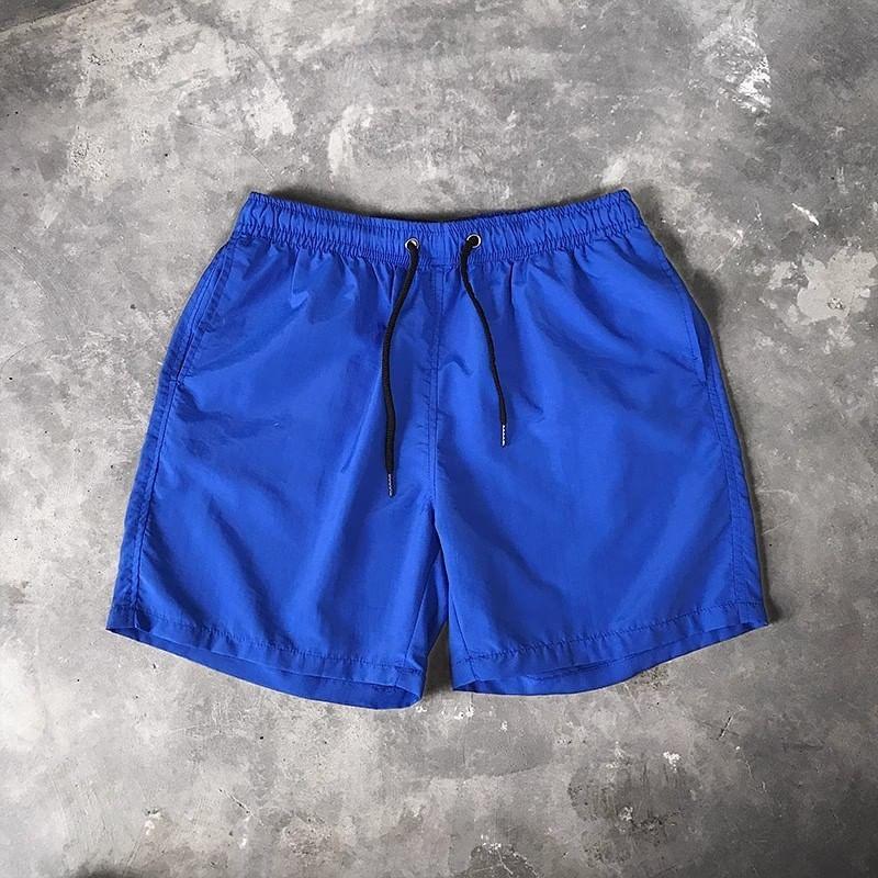 Drawstring Waist Plain Shorts Product Image