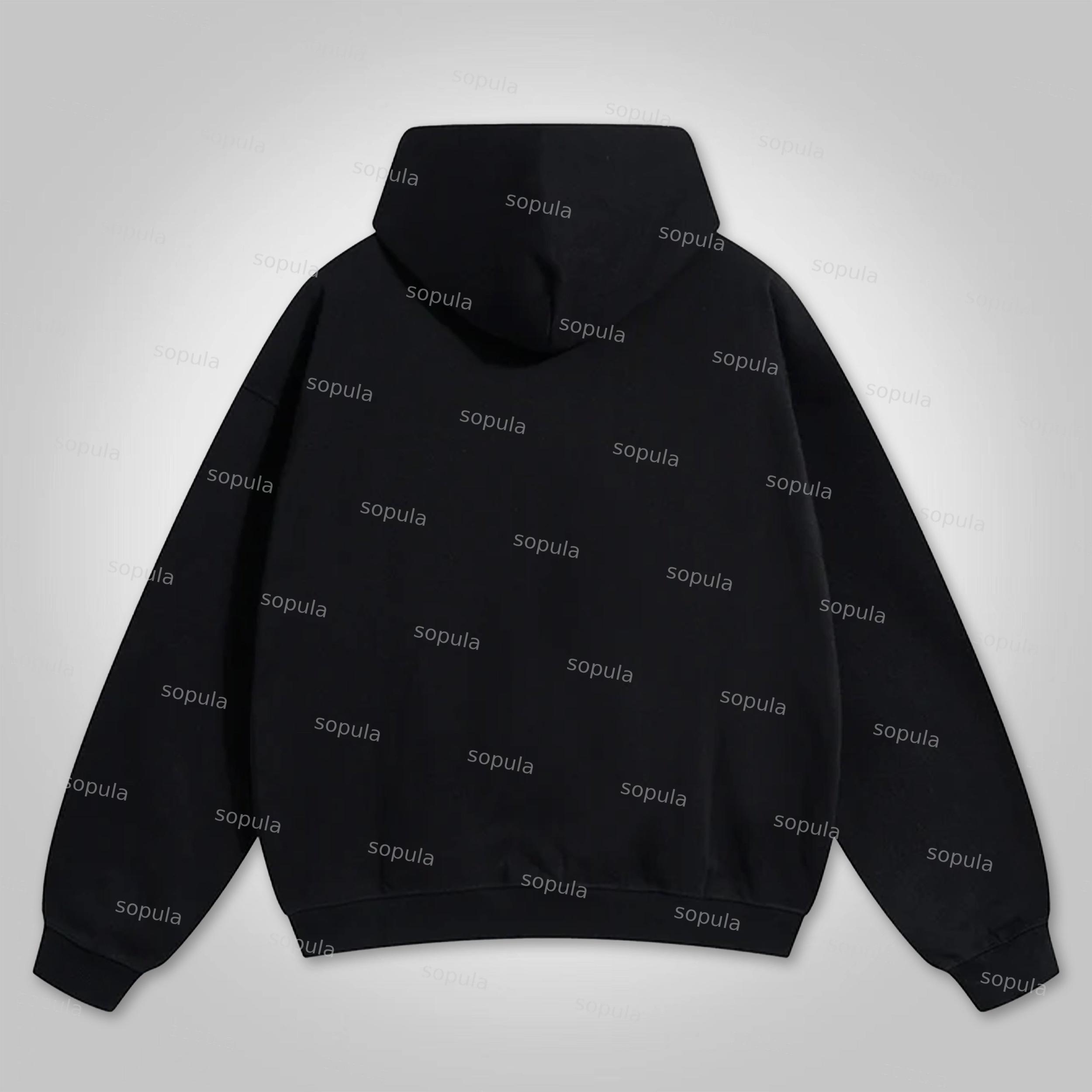 Sopula Basic Solid Color Zip Up Hoodie Product Image