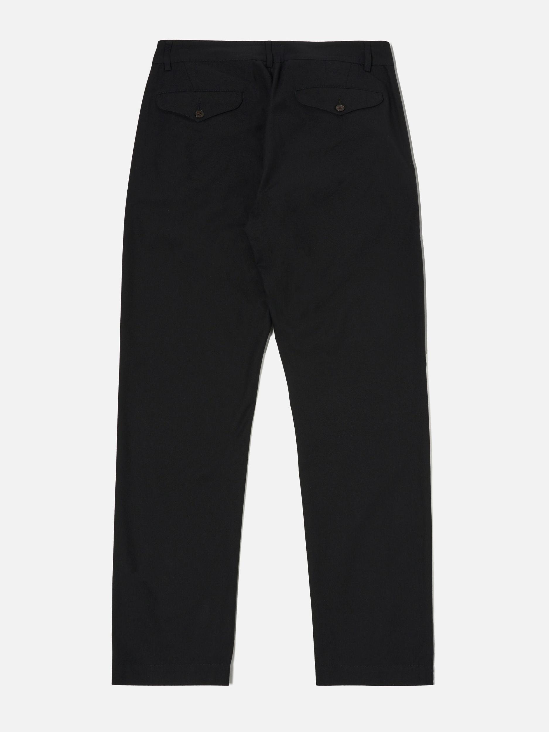 Black Valencia Cotton Military Chino Product Image