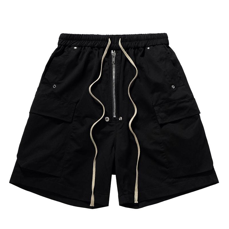 Hip-hop Cargo Side Pockets Shorts Product Image