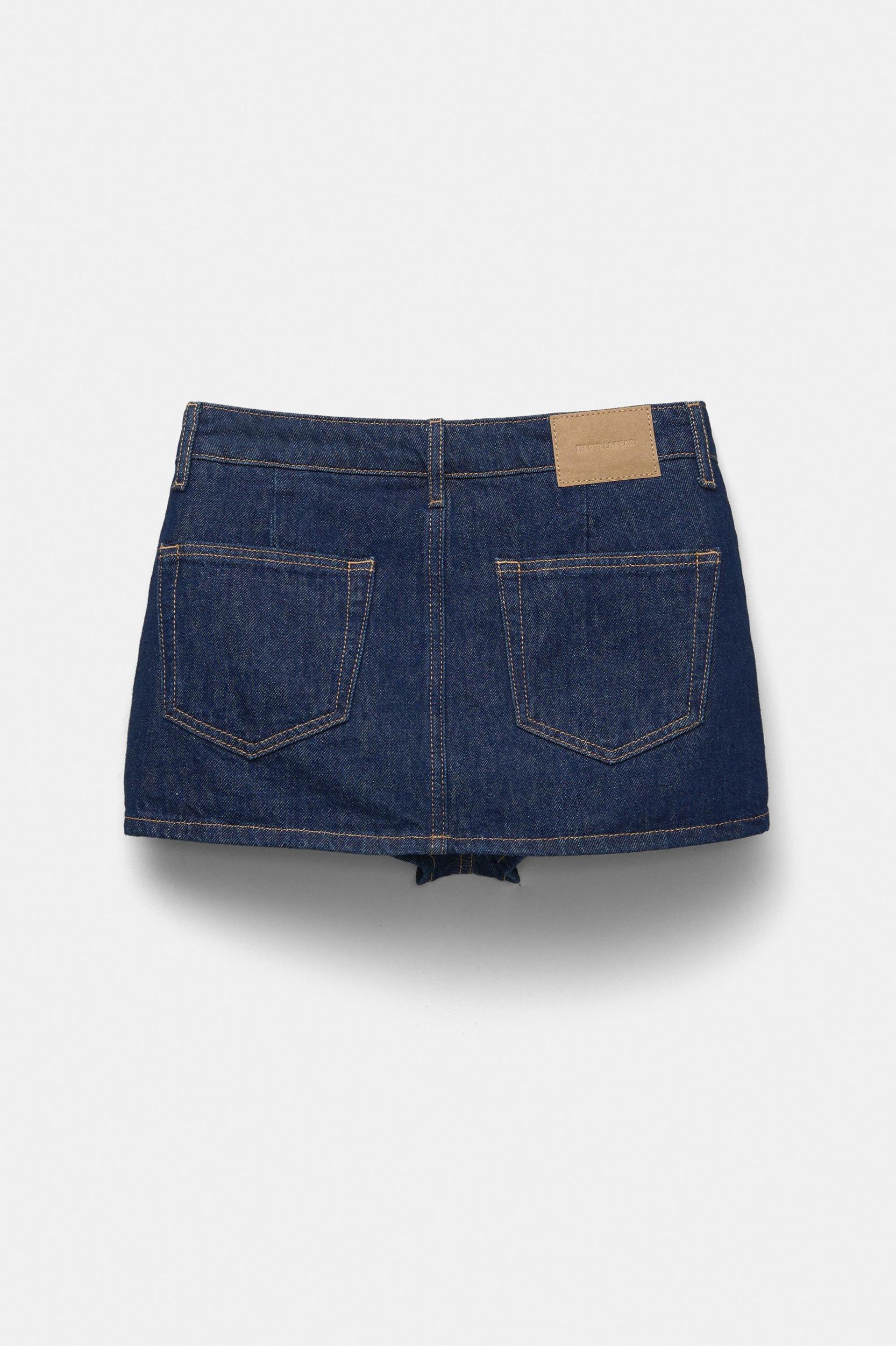 Denim skort Product Image