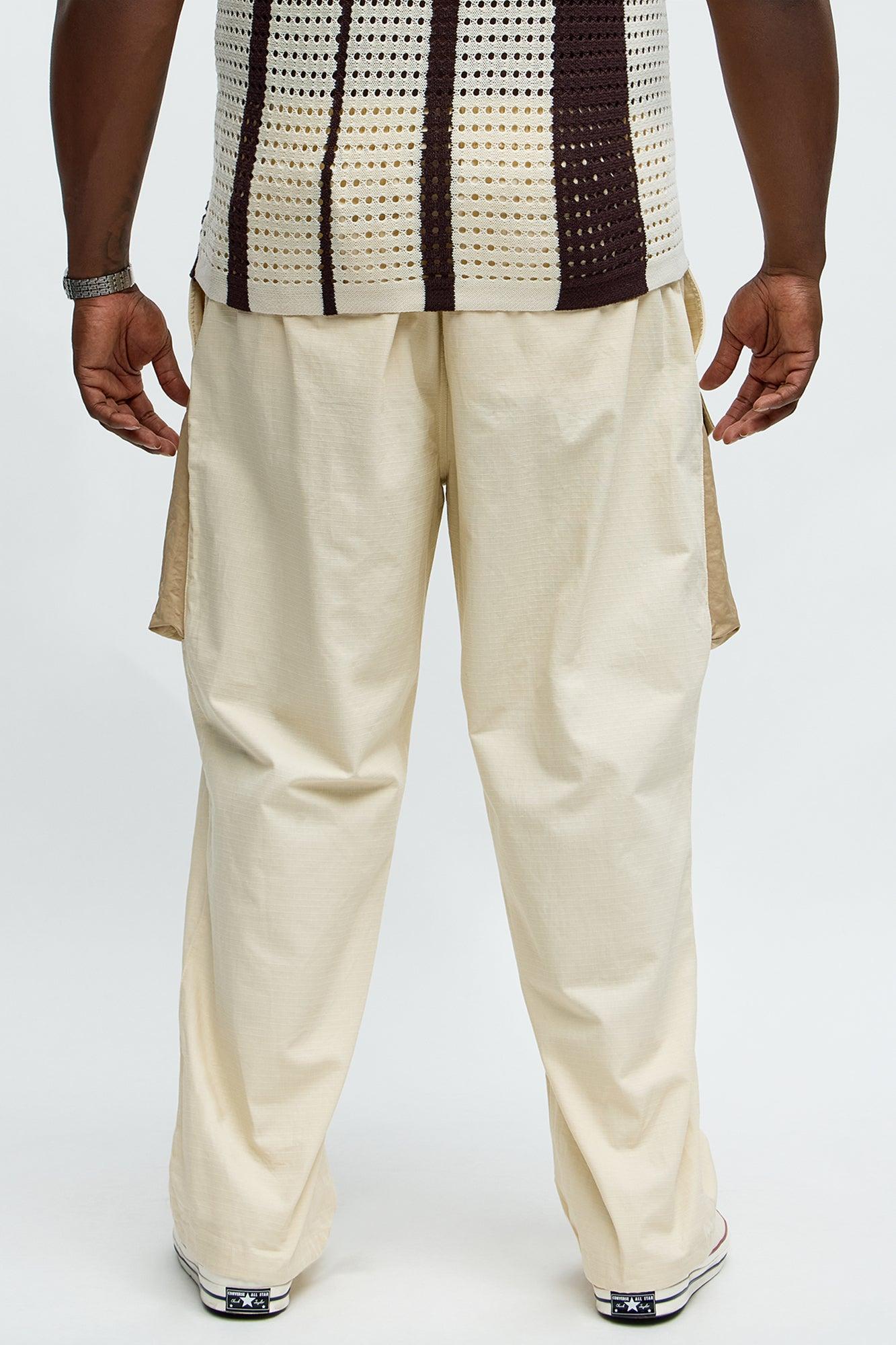 Straight Keep It Safe Ripstop Cargo Pants - Cream/combo Product Image