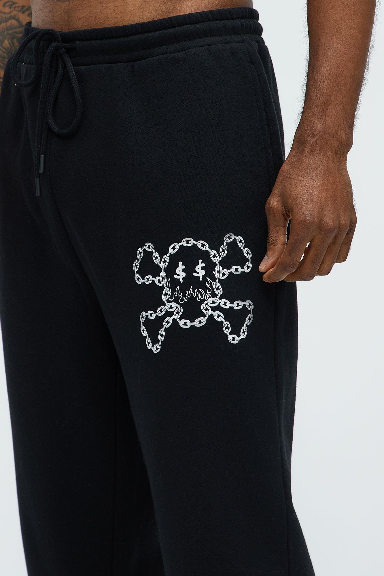 Tyson Chained To The Money Straight Sweatpants - Black Product Image