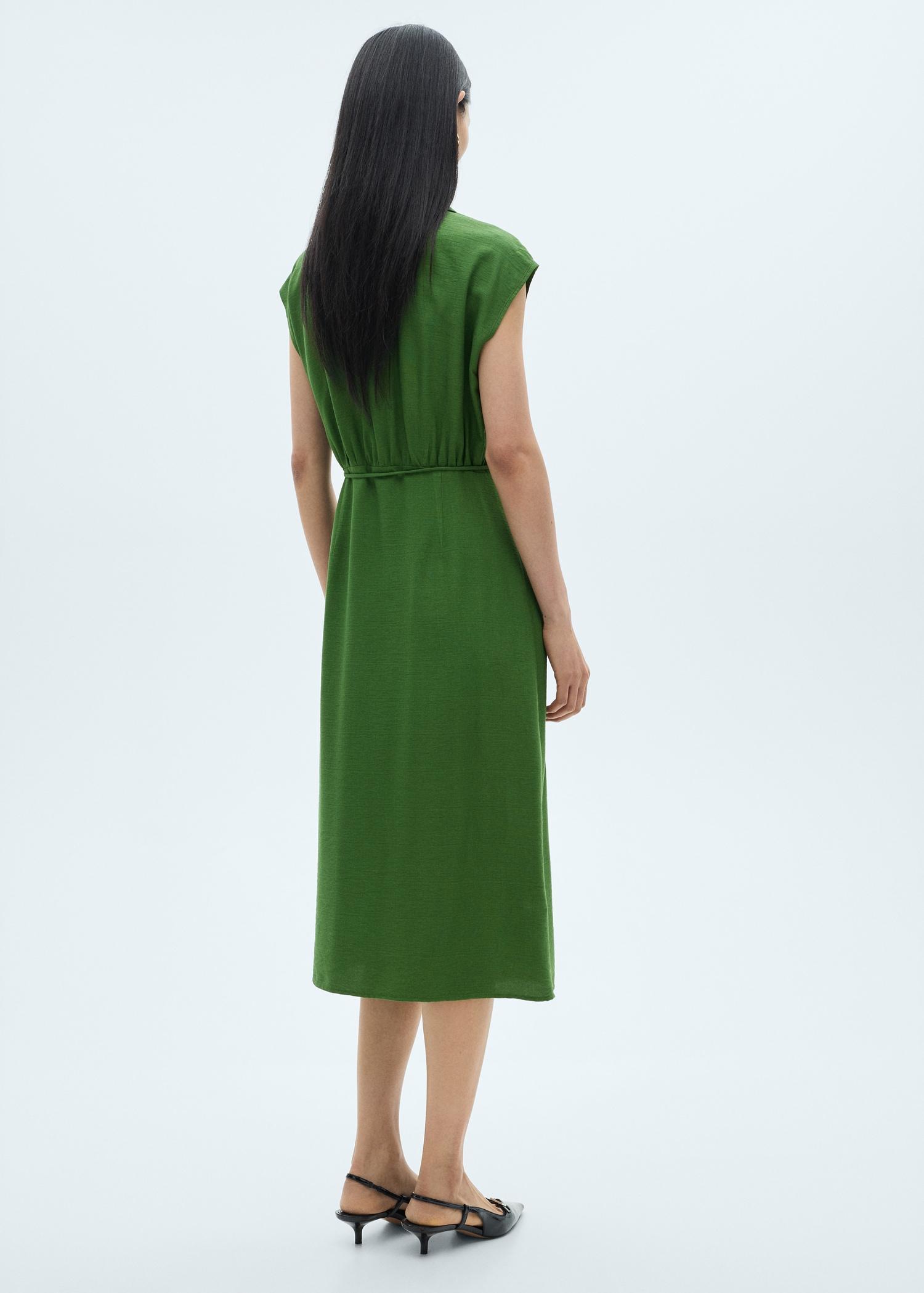 Bow shirt dress - Women | MANGO USA Product Image