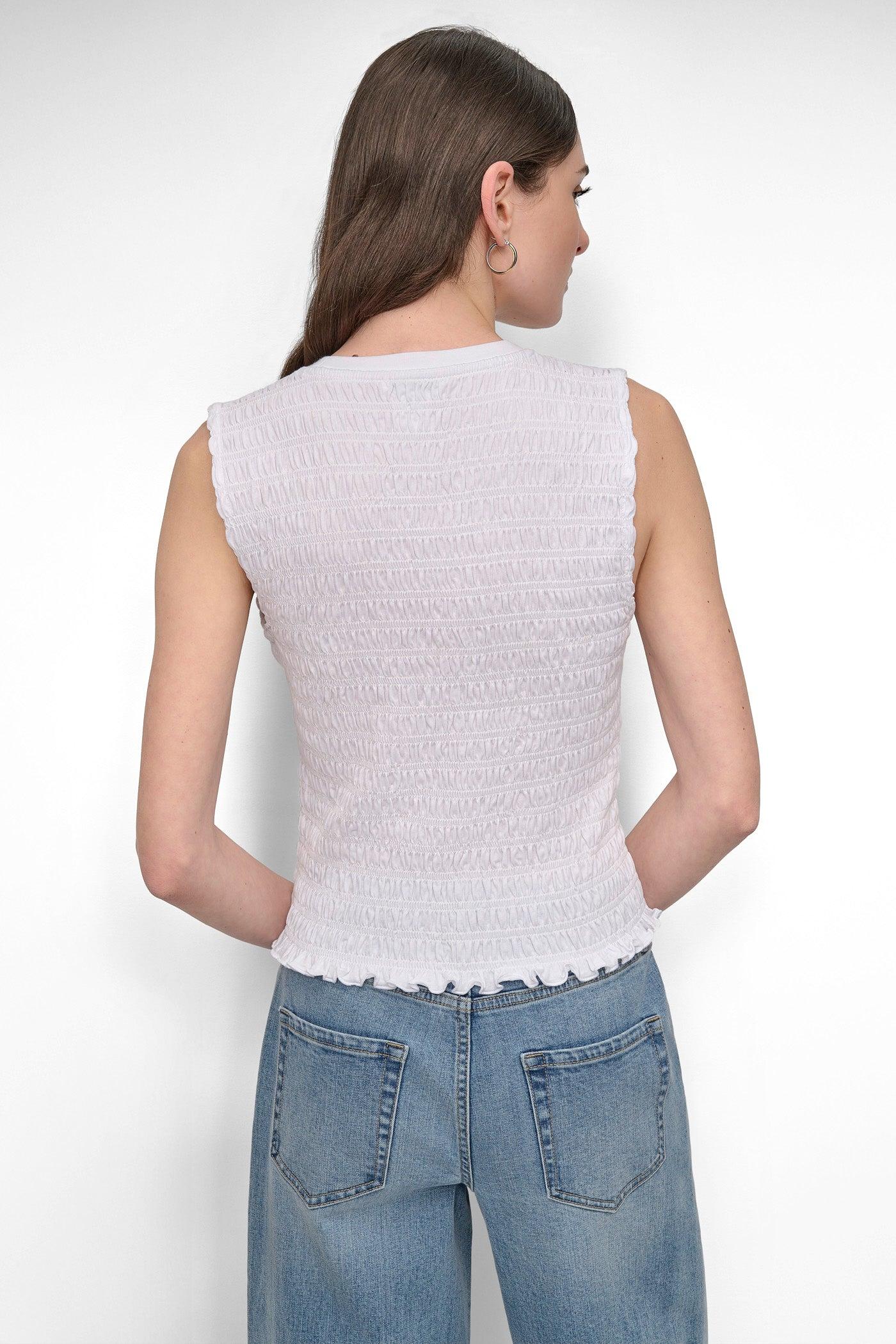 SMOCKED TEE Product Image