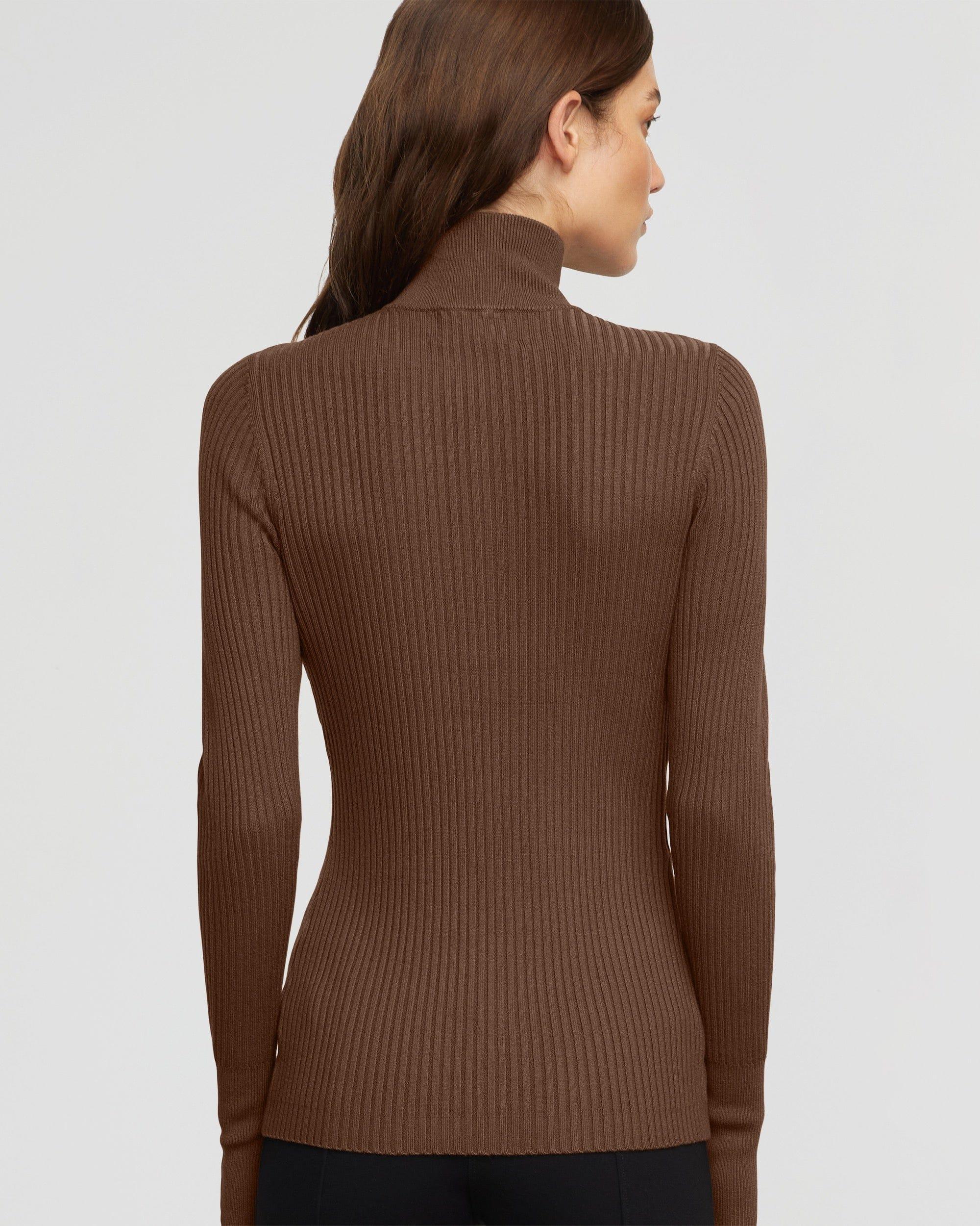Kaine Ribbed Two-Way Zip Sweater Product Image